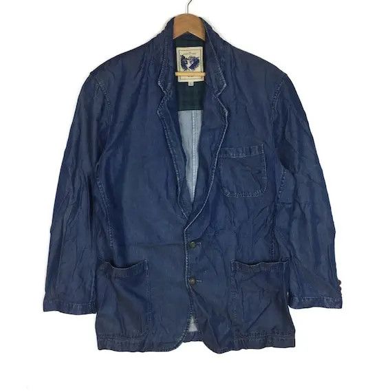 Calvin Klein CALVIN KLEIN Sport Coat Denim Jeans Jacket 2 Button Size US L / EU 52-54 / 3 - 1 Thumbnail