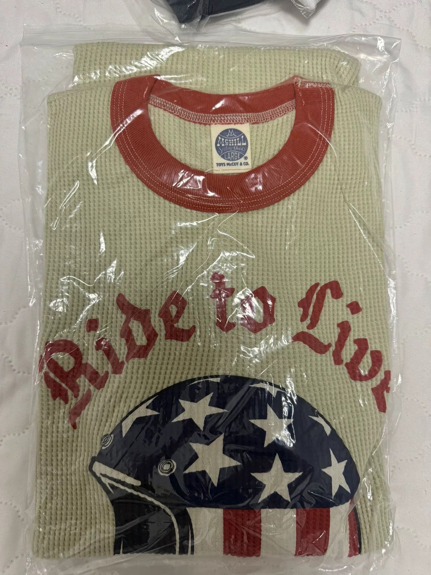 TOYS McCOY Toys McCoy Easy Rider Waffle Layering Tee Size US L / EU 52-54 / 3 - 1 Thumbnail