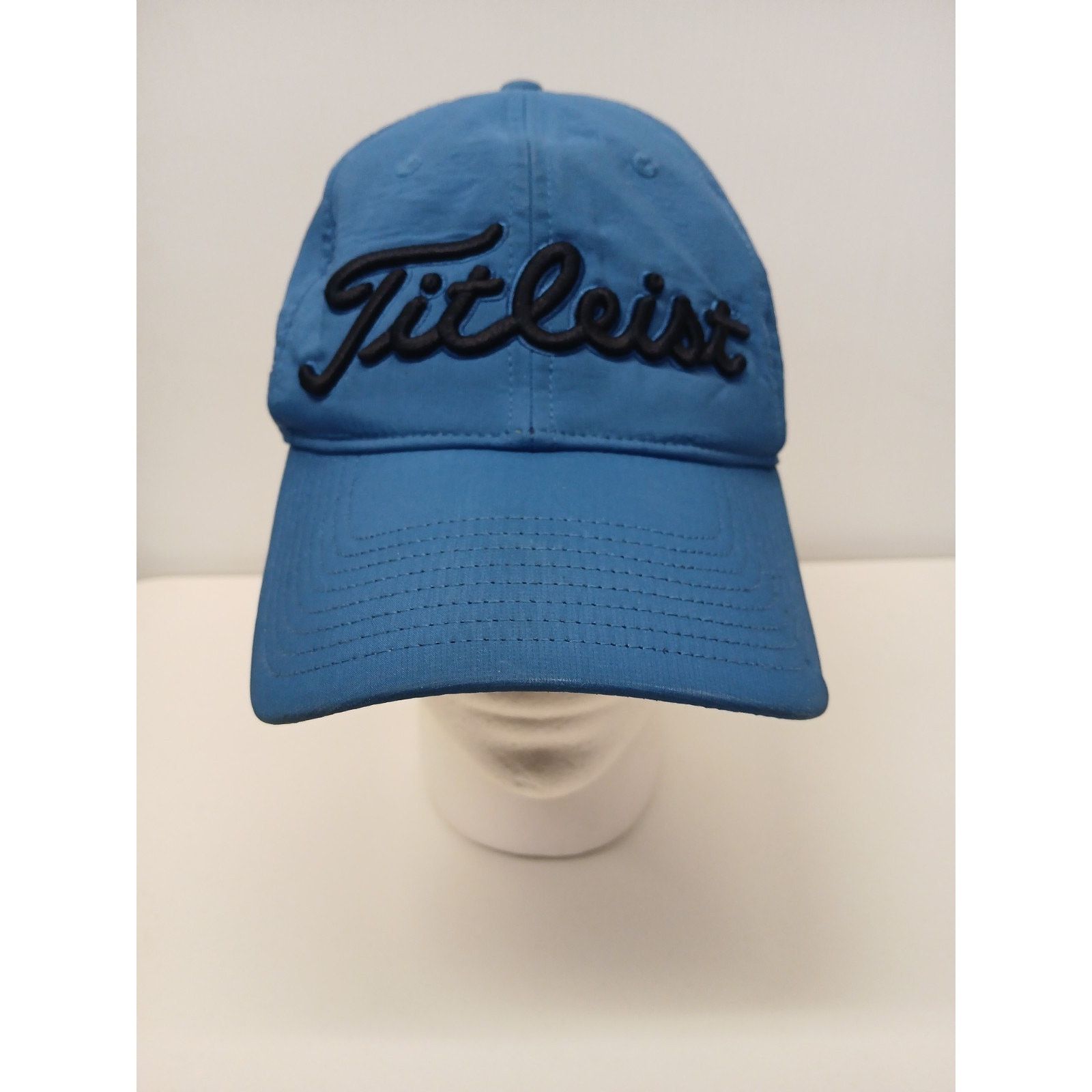 Titleist Titleist (OSFM) Blue Poly Blend Dri Fit Strap Golf Cap Size ONE SIZE - 2 Thumbnail