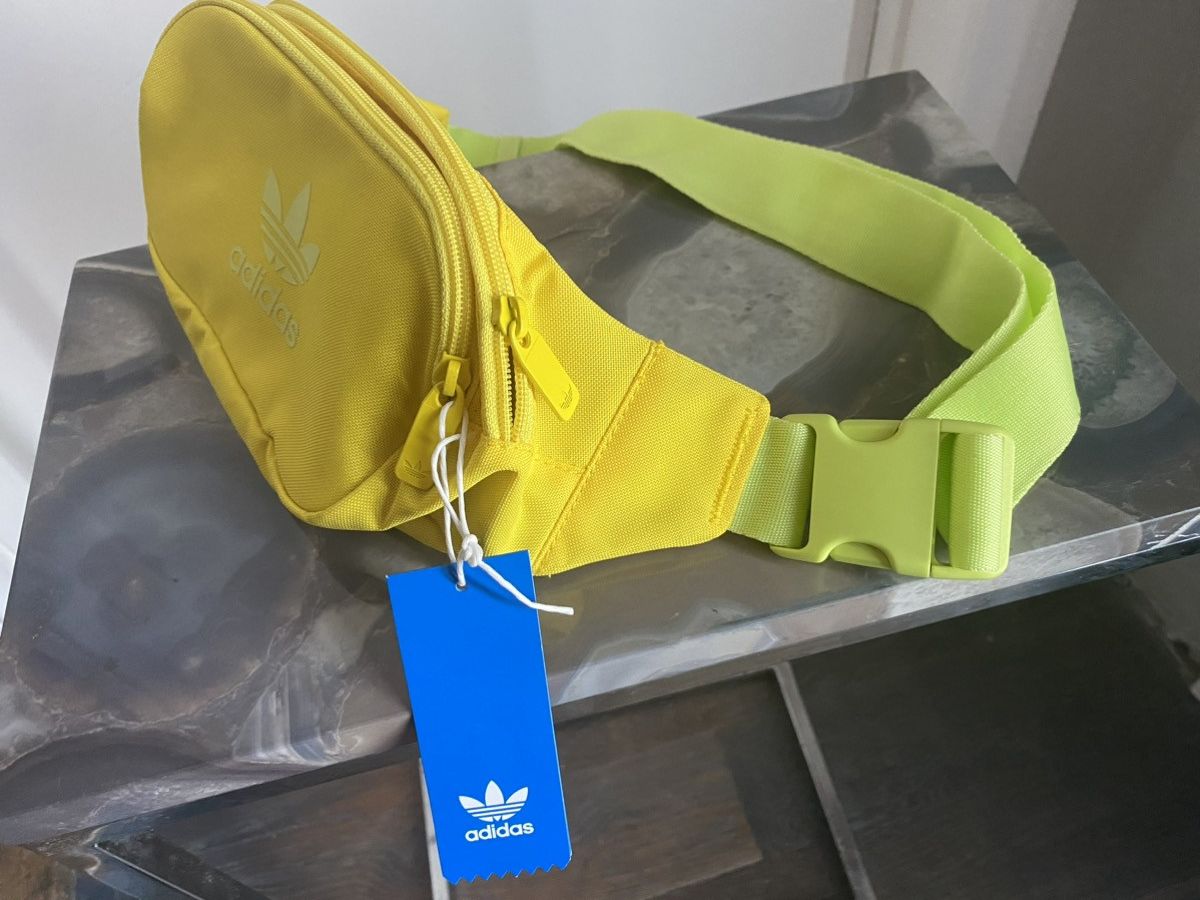 Adidas adidas Essential Crossbody Bag Waist Fanny Pack Yellow Size ONE SIZE - 4 Thumbnail