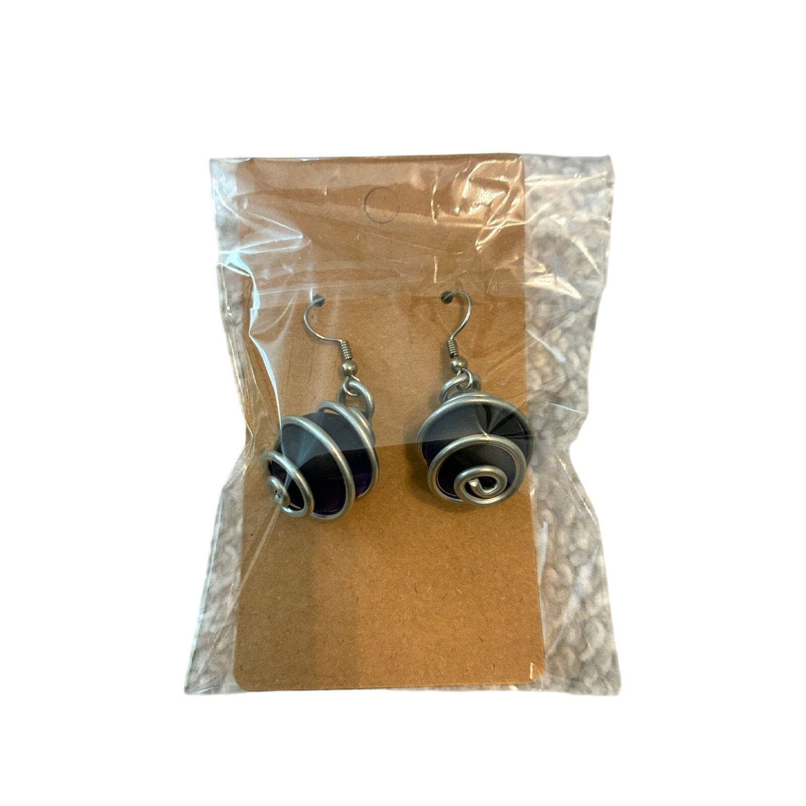 Other Miracle Pearl Earrings Silver Spiral Eclectic Women's O/S Size ONE SIZE - 1 Thumbnail