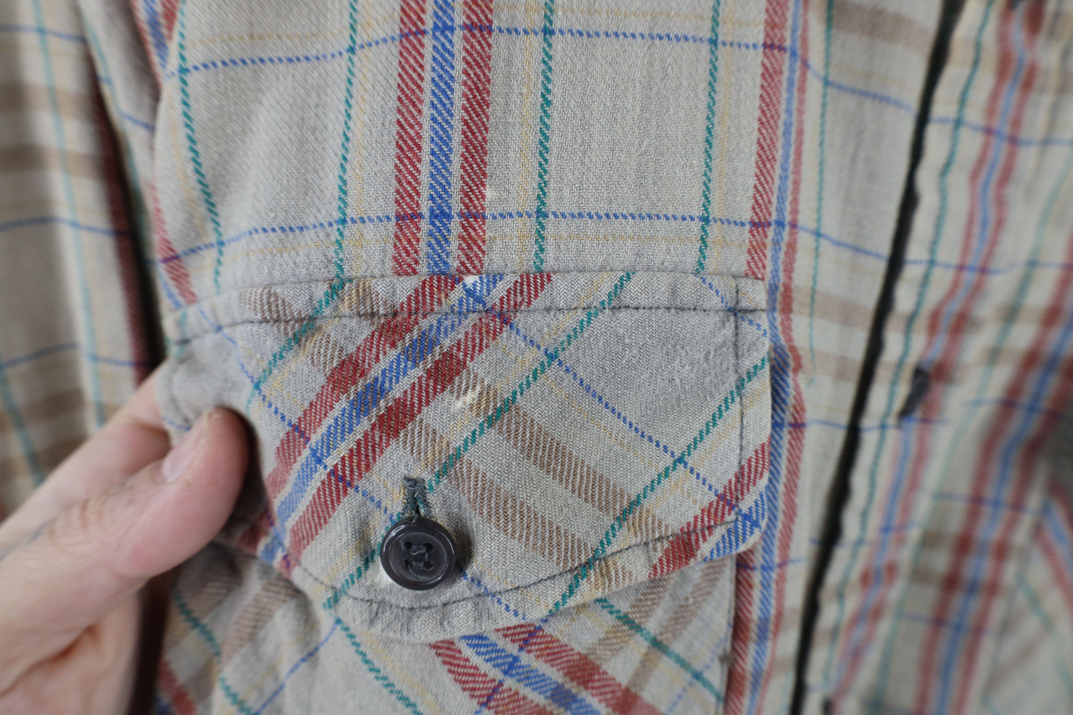 Dickies × Vintage Vintage 70s 80s Dickies Collared Workwear Button Shirt Size US M / EU 48-50 / 2 - 6 Thumbnail