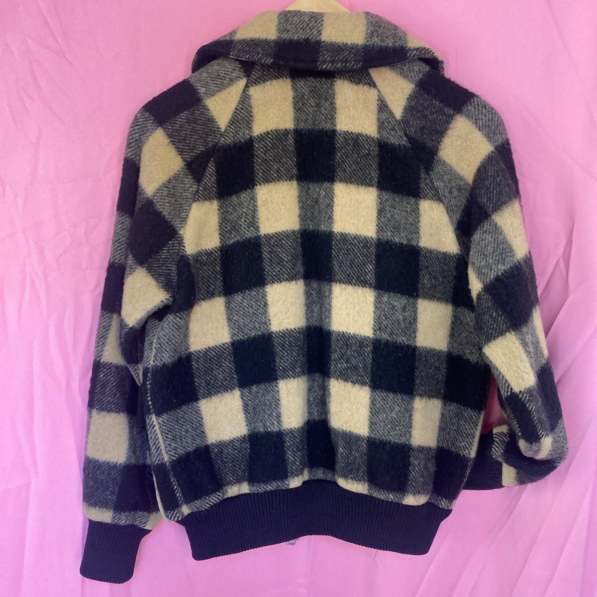 Other Vintage virgin wool plaid bomber jacket Size US XS / EU 42 / 0 - 3 Thumbnail