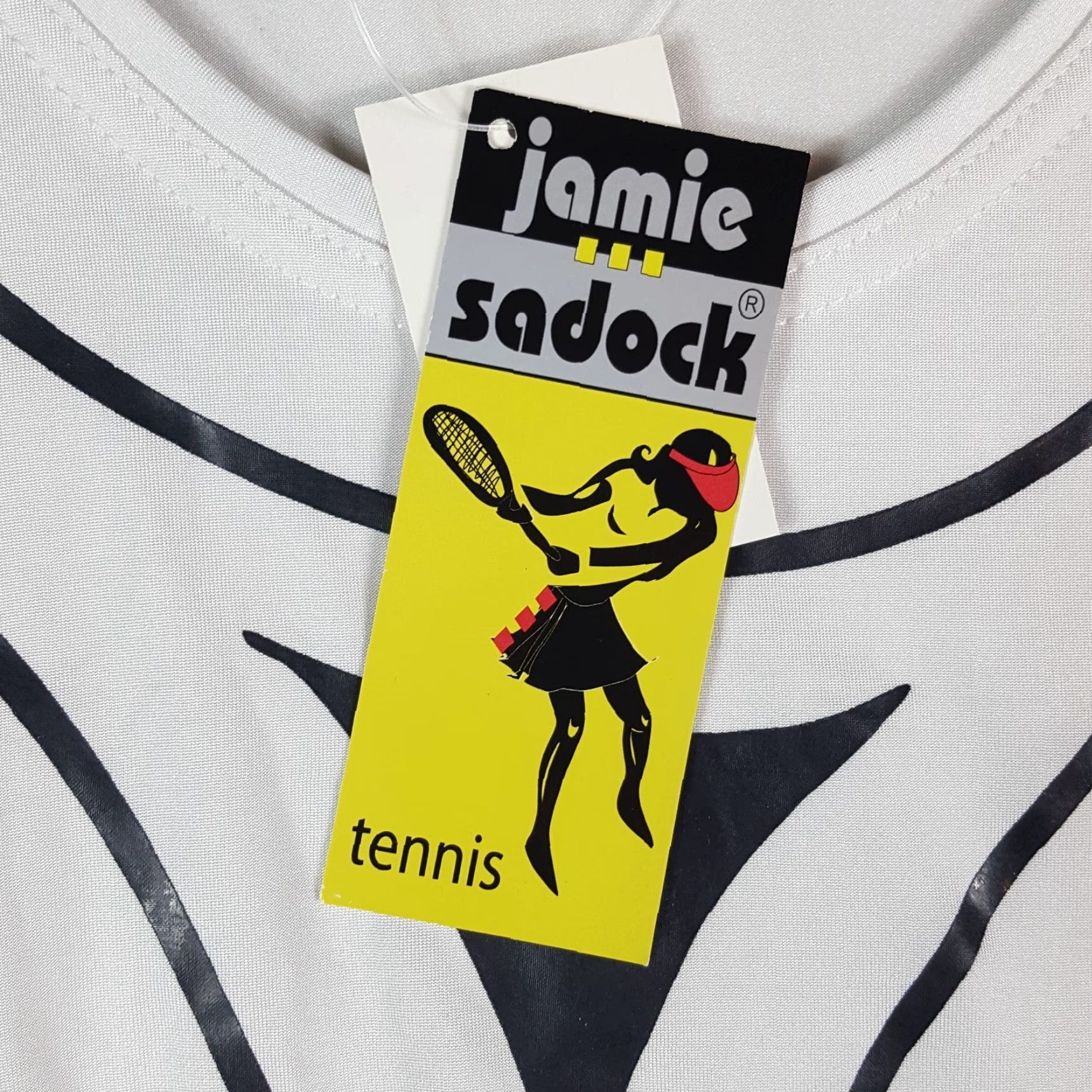 Vintage VINTAGE Jamie Sadock Tennis Top Shirt XS White Short Sleeve Crew Neck Breathing Stretch Preppy Y2K 90s 2000s Women Mens Girls Size XS / US 0-2 / IT 36-38 - 7 Thumbnail