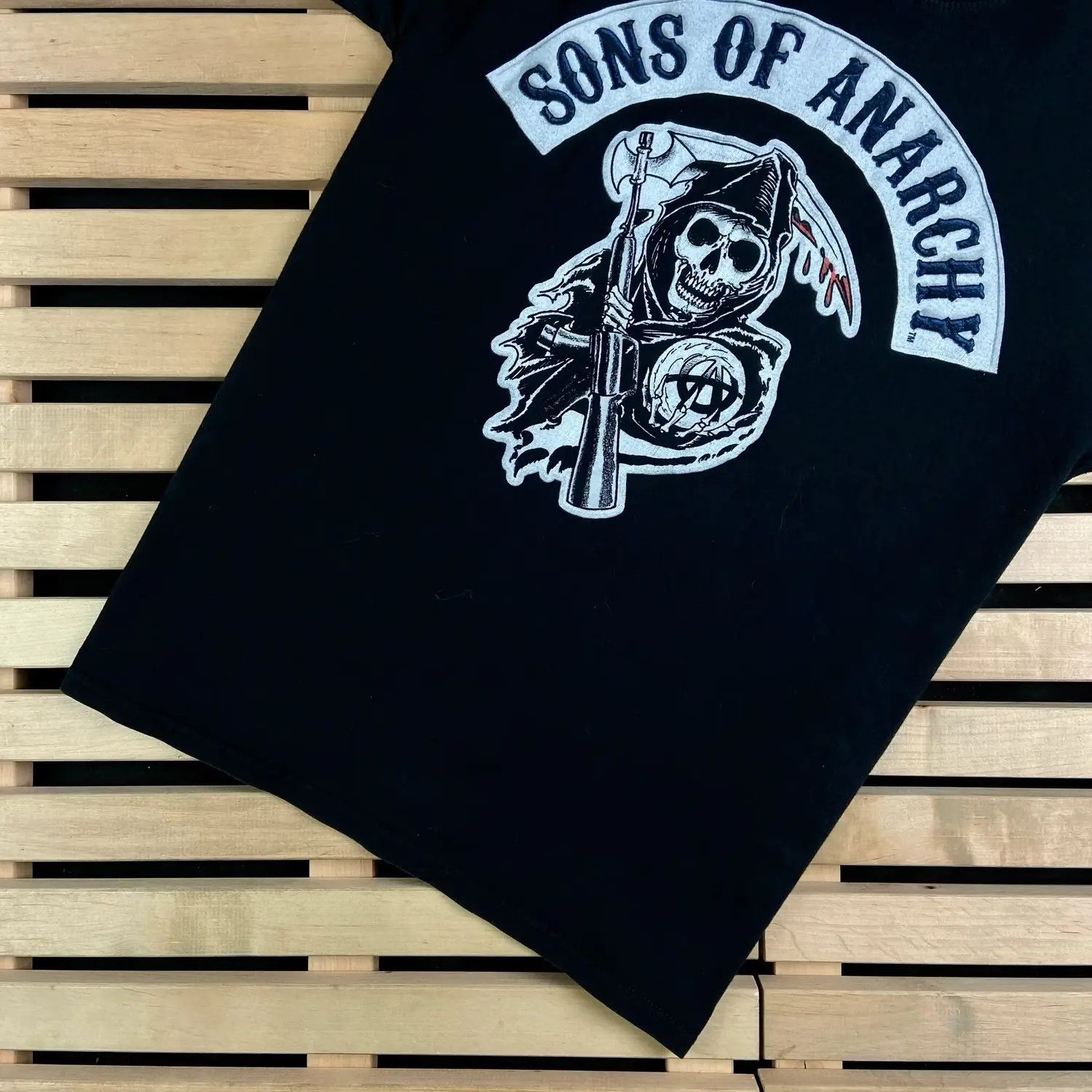 Vintage Mens Vintage T Shirt Sons Of Anarchy Size L Size US L / EU 52-54 / 3 - 3 Thumbnail