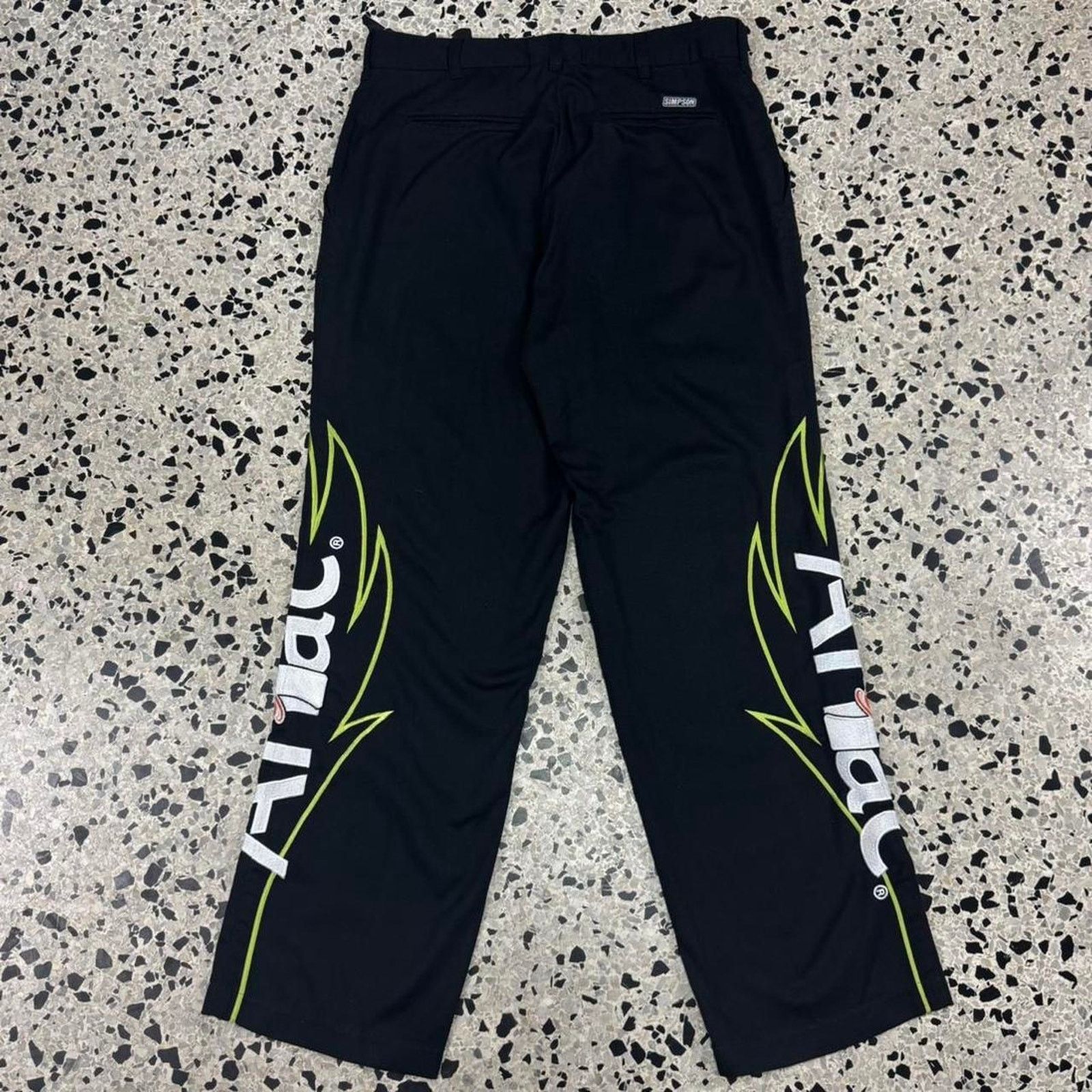 NASCAR × Vintage VINTAGE 90S Y2K NASCAR AFLAC RACING EMBROIDERED CASUAL PANTS Size US 33 - 7 Thumbnail