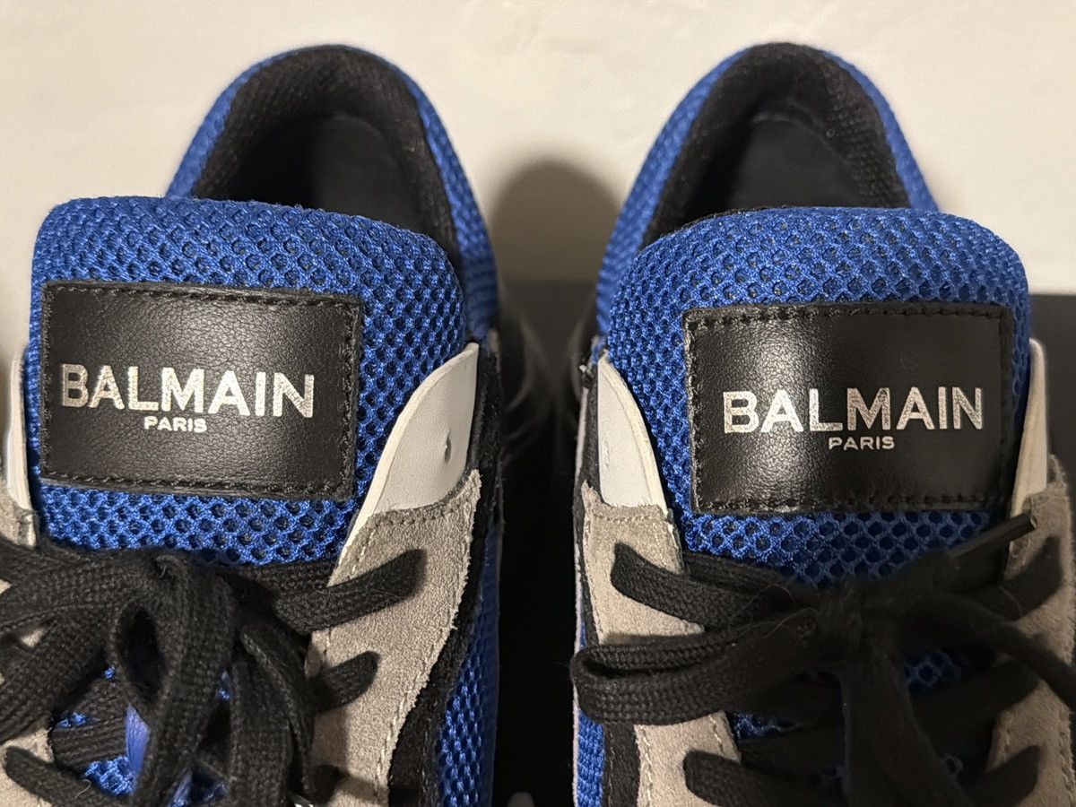 Balmain Balmain Jace Sneakers Blue/Gray Size 12 EU45 – Worn Once Size US 12 / EU 45 - 8 Thumbnail