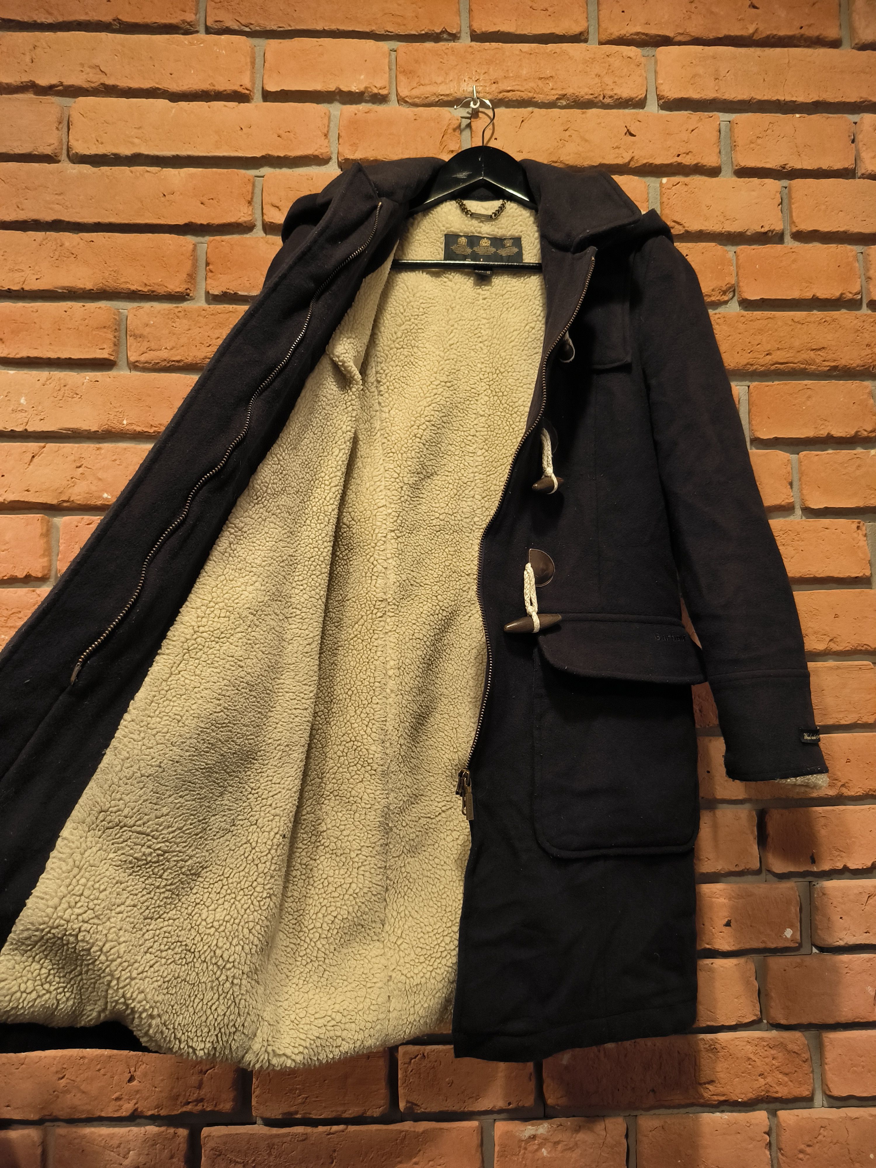 Barbour × Vintage Barbour Vintage Duffle Coat Jacket Cashmere Wool Winter Size US XS / EU 42 / 0 - 3 Thumbnail