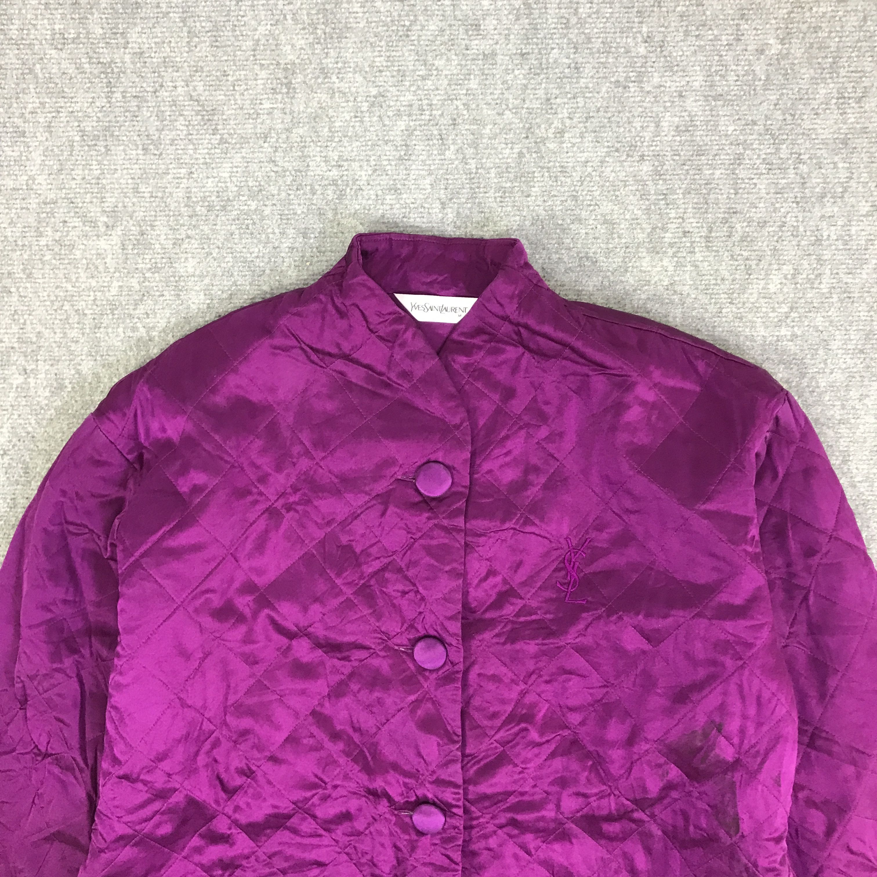 Yves Saint Laurent YVES SAINT LAURENT WOMAN BUTTON JACKET K78B15 Size M / US 6-8 / IT 42-44 - 2 Thumbnail