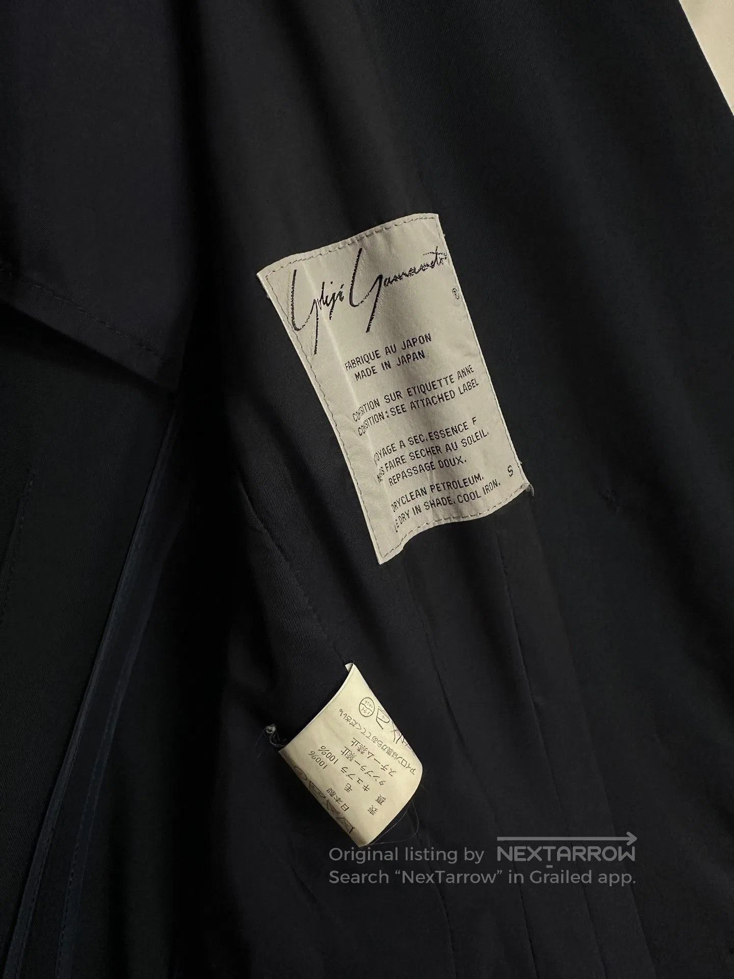 Yohji Yamamoto Yohji Yamamoto 80s Deconstructed Jacket. Size US S / EU 44-46 / 1 - 6 Thumbnail