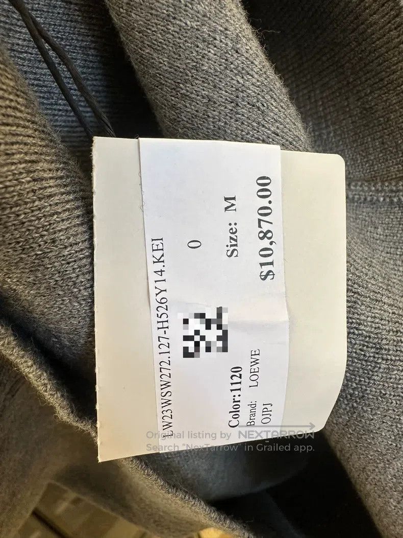 Loewe LOEWE Letter printed heart pattern crew neck loose-fitting Size US M / EU 48-50 / 2 - 5 Thumbnail