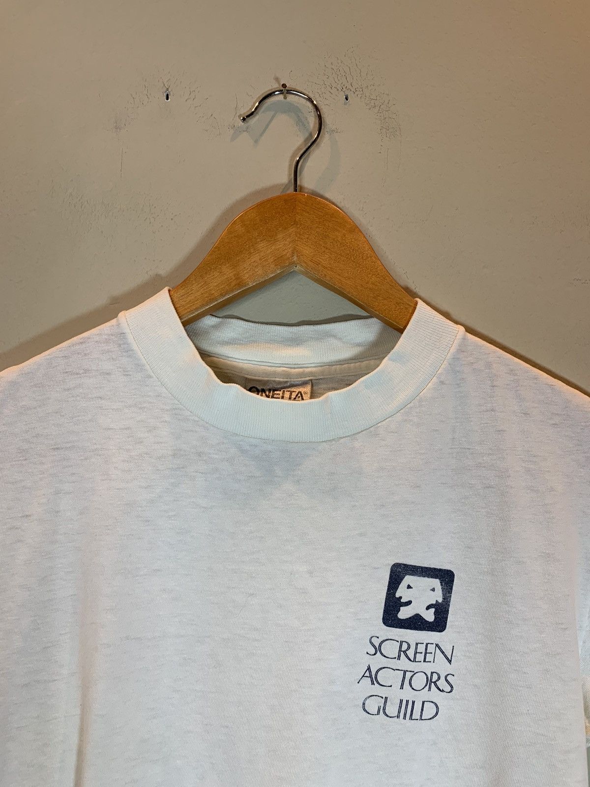 Vintage *RARE* Vintage Screen Actors Guild SAG Single Stitch T-Shirt Size US S / EU 44-46 / 1 - 2 Thumbnail
