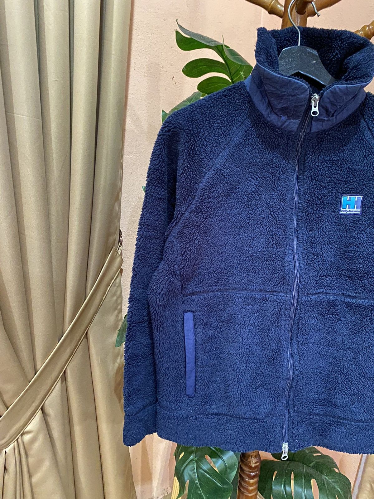 Helly Hansen Helly Hansen Navy Fleece Jacket | Deep Pile Fleece Size L / US 10 / IT 46 - 5 Thumbnail