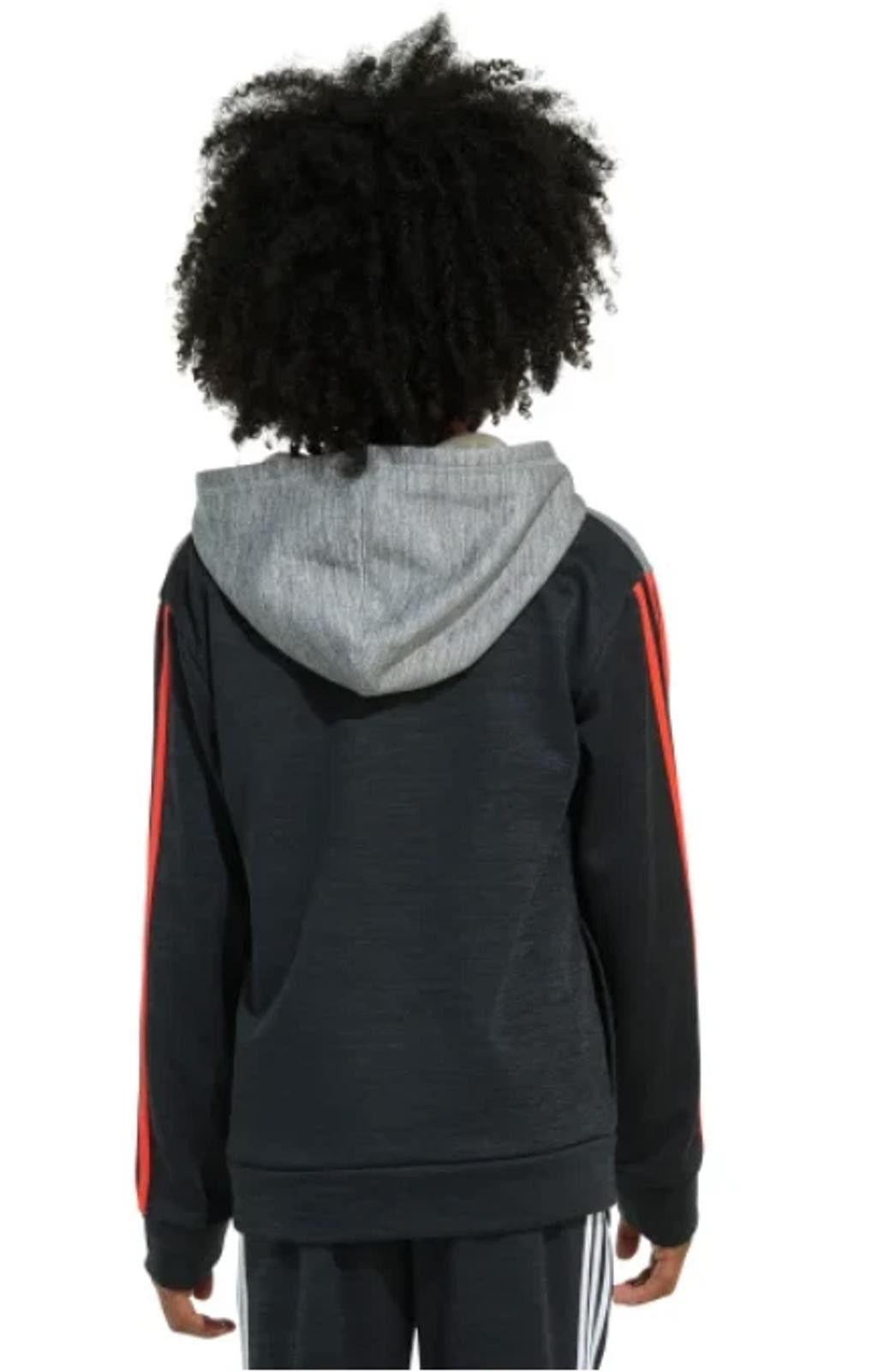 Adidas Adidas Youth Tech Fleece Hoodie Black/Red/Grey - Boy's M Size US M / EU 48-50 / 2 - 2 Thumbnail