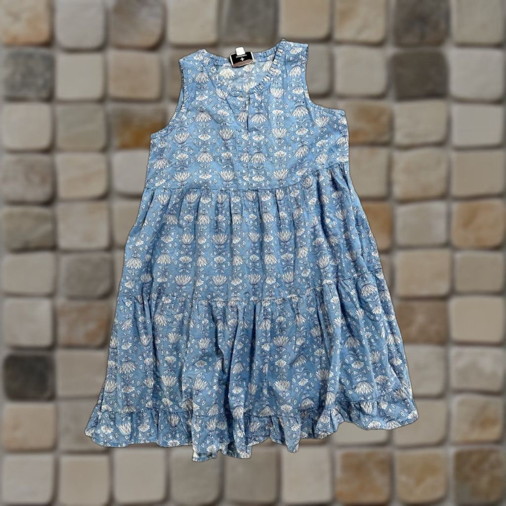 royal blue tassel dress Tuckernuck Teal Floral Print Belted Dress- Size XL (see notes) – The Saved  Collection main image 0
