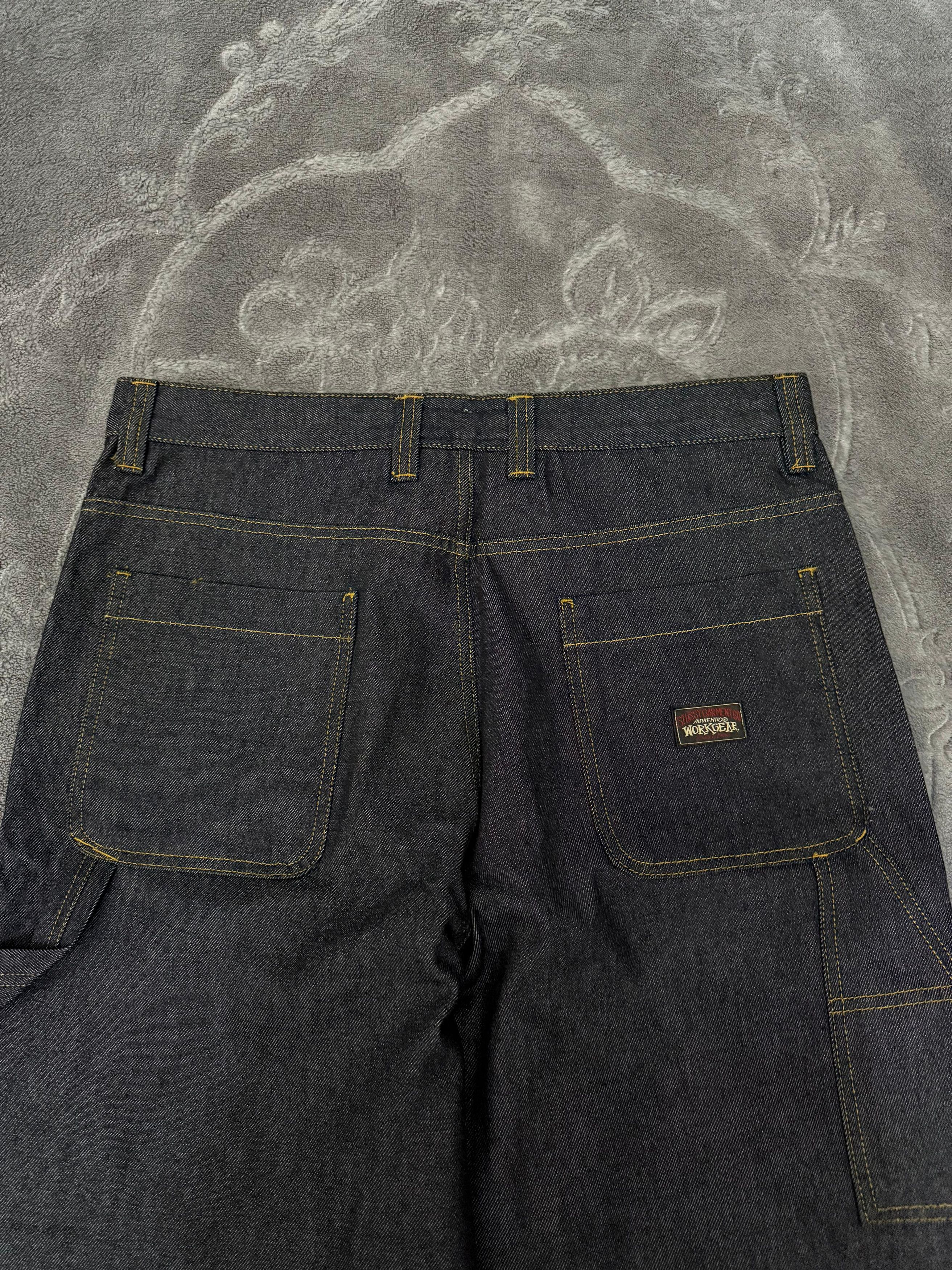 Stussy CC28 Carpenter Pant Raw Denim in Black Size US 30 / EU 46 - 2 Thumbnail