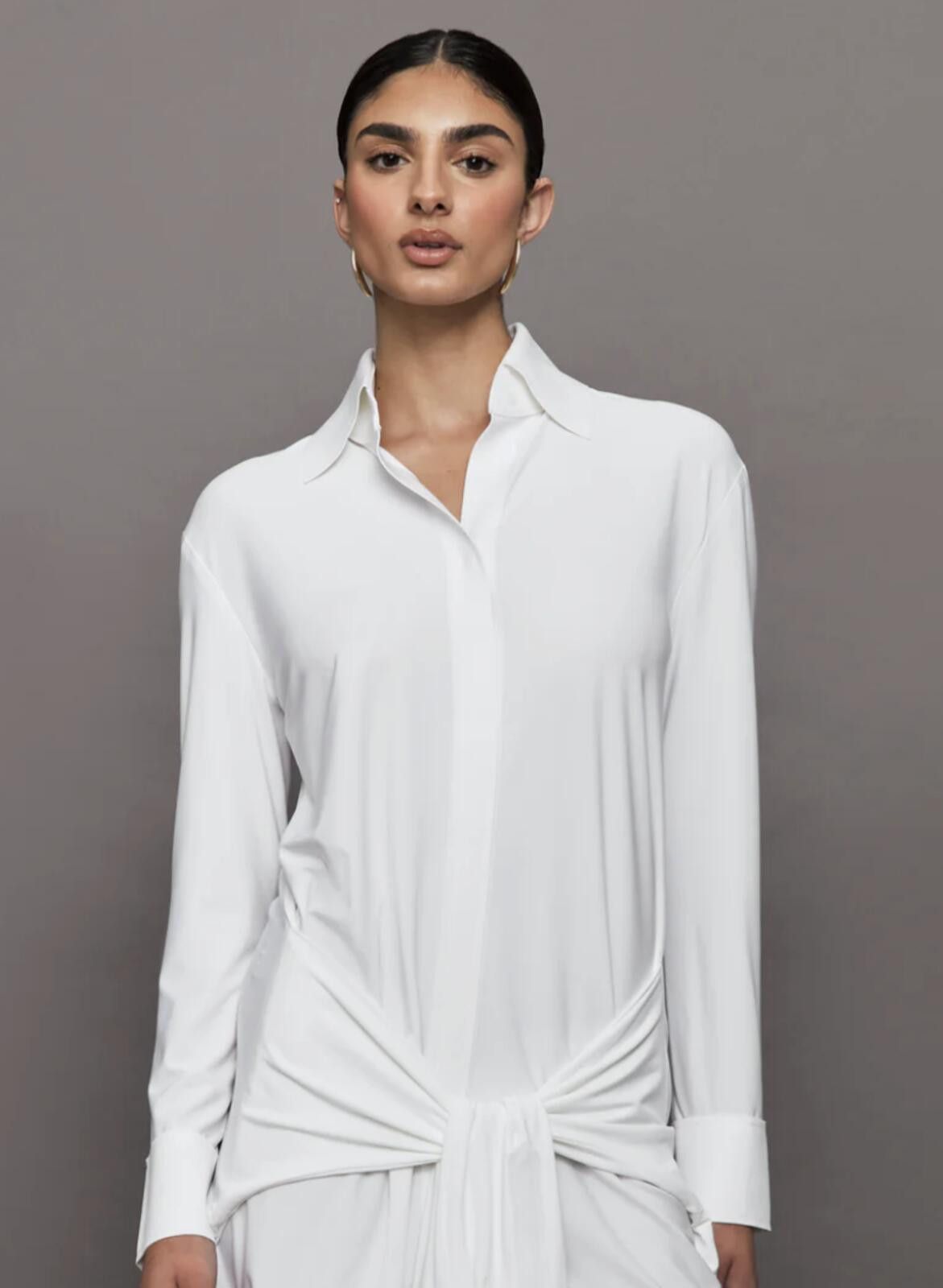Other Norma Kamali Women's Four Sleeve Nk Shirt Mini Dress, Medium Size M / US 6-8 / IT 42-44 - 4 Thumbnail