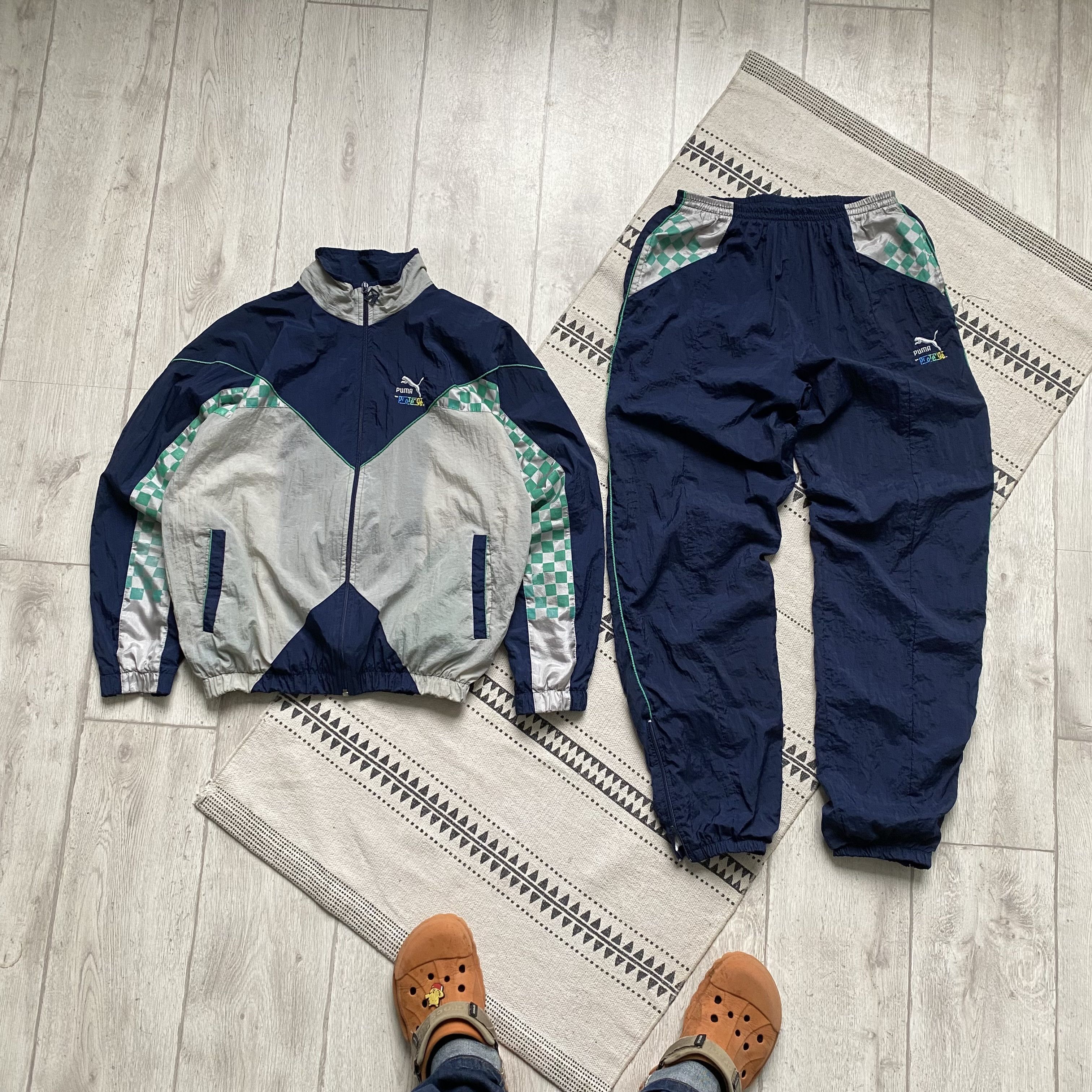 Puma Vintage 80-90s Puma Nylon track Suit streetwear / Nike Umbro Size US XS / EU 42 / 0 - 1 Thumbnail