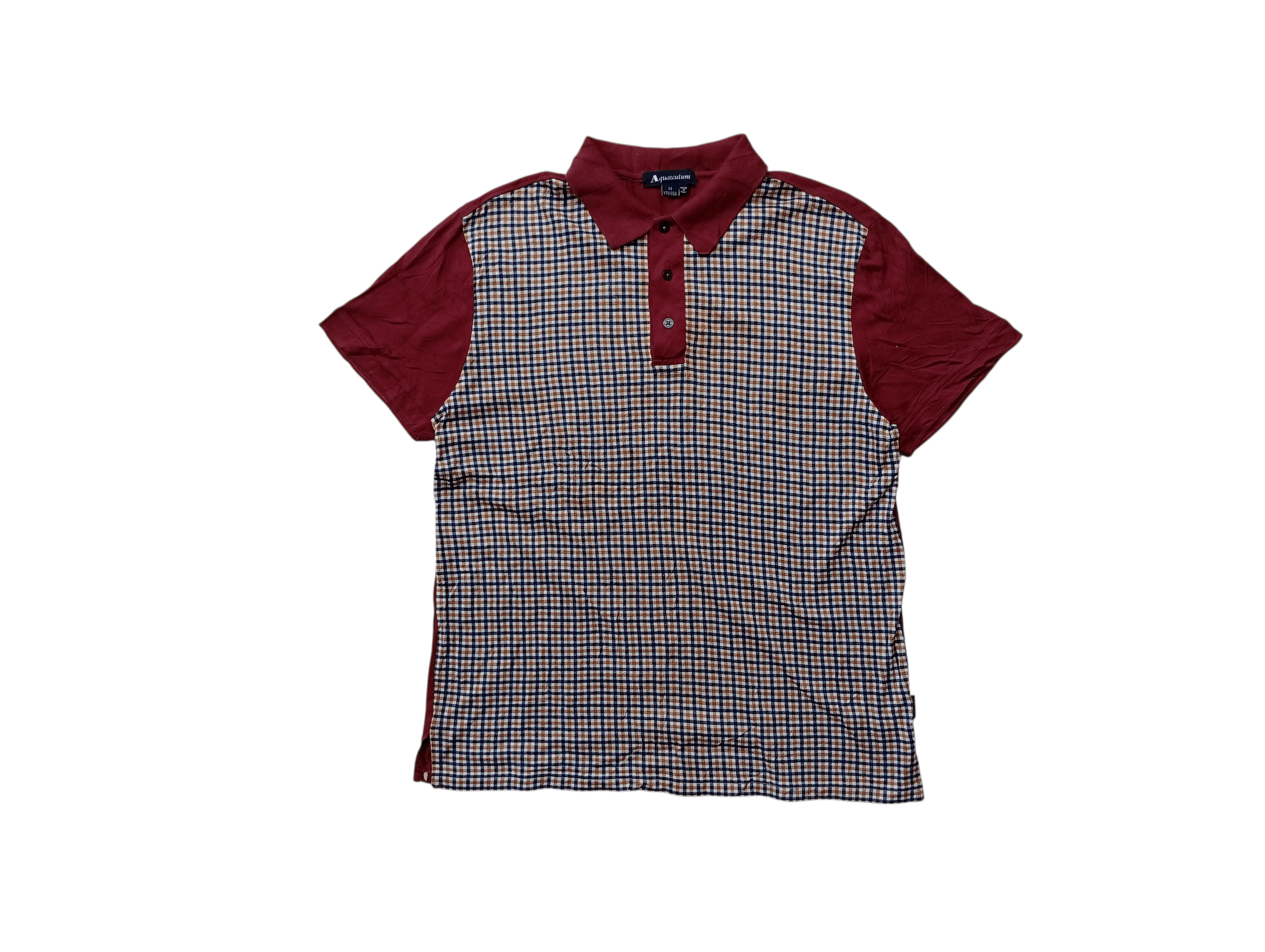 Aquascutum Dillon check poloshirt Size US M / EU 48-50 / 2 - 1 Thumbnail
