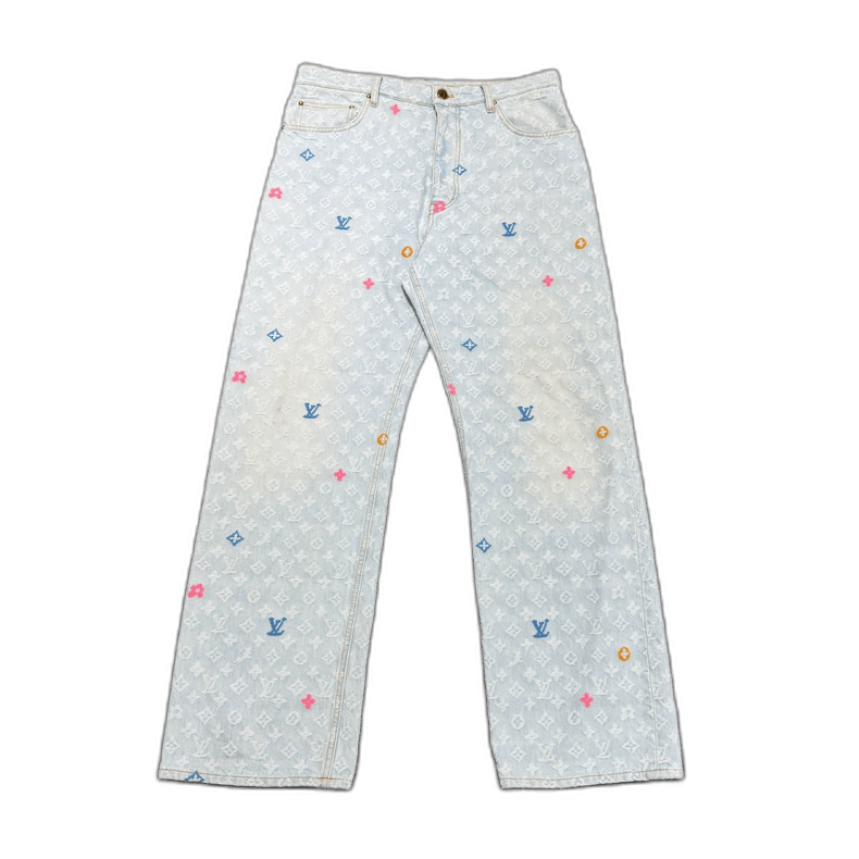 Louis Vuitton louis vuitton tyler monogram denim pants Size US 31 - 1 Thumbnail