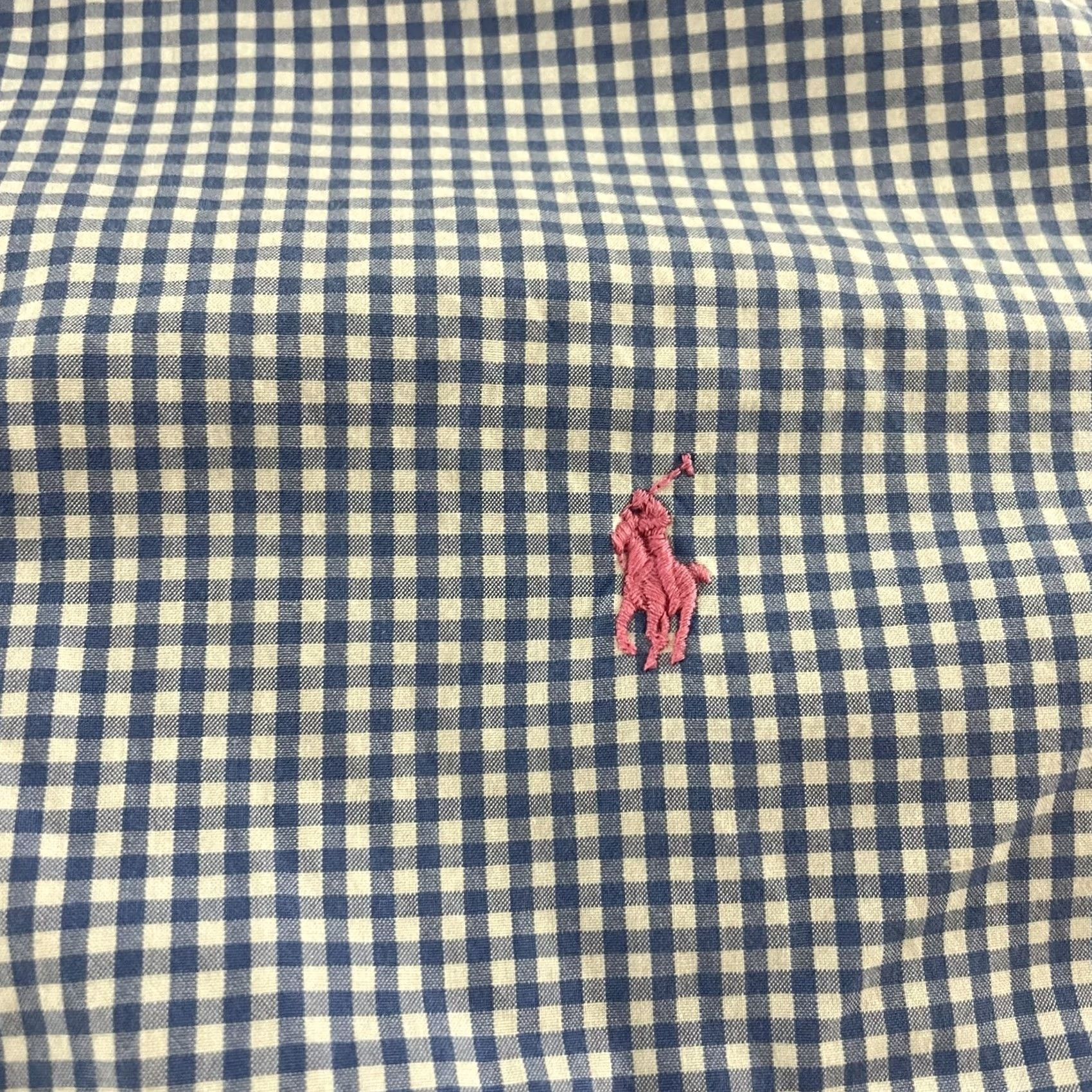 Polo Ralph Lauren Polo Ralph Lauren Shirt Mens L Plaid Long Sleeve Button Front Men Blue White Size US L / EU 52-54 / 3 - 3 Thumbnail