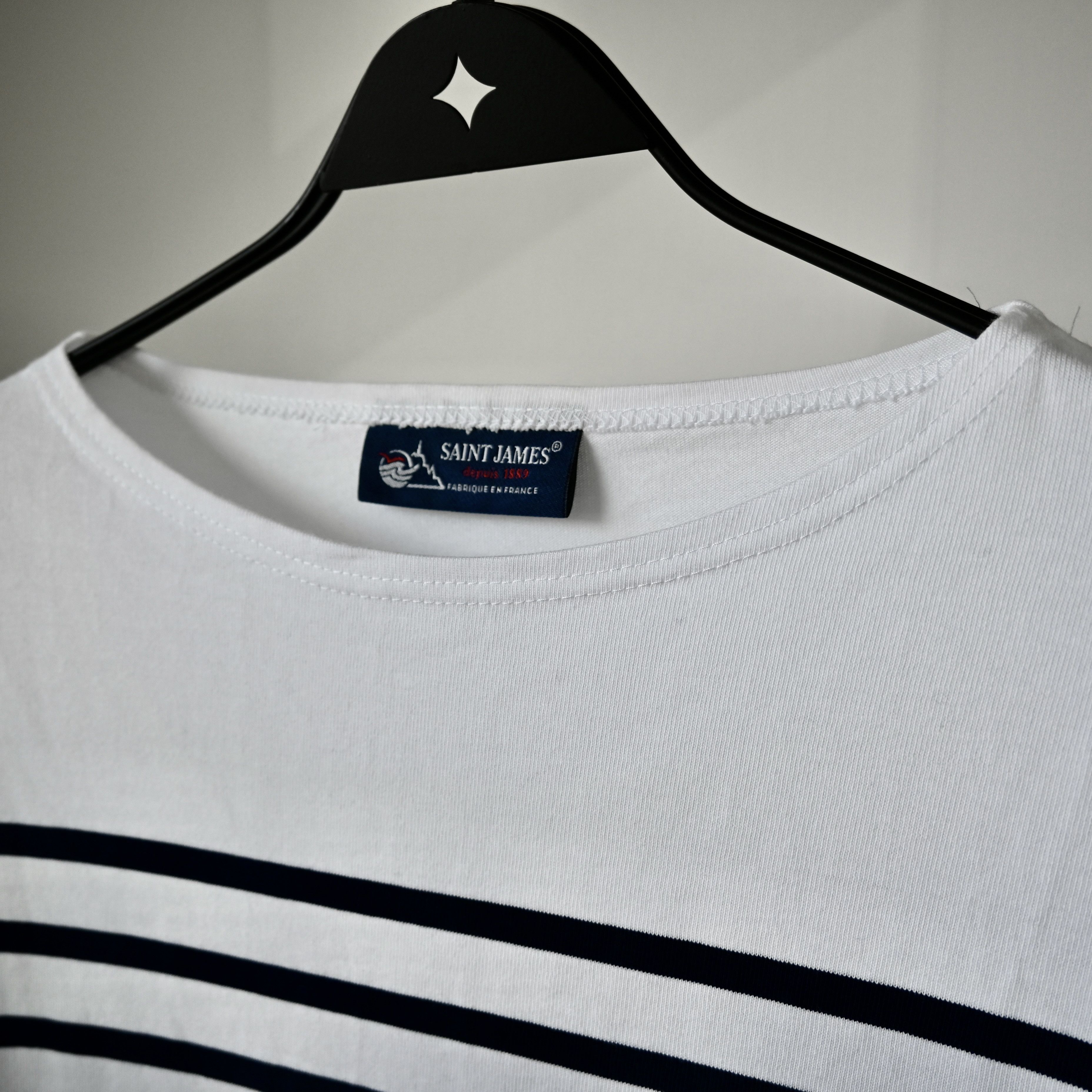 Saint James SAINT JAMES "NAVAL" authentic sailor shirt, 5/ML Size US M / EU 48-50 / 2 - 8 Thumbnail