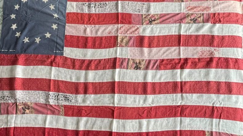 Kapital Vintage American Flag Scarf Shawl Size ONE SIZE - 7 Thumbnail