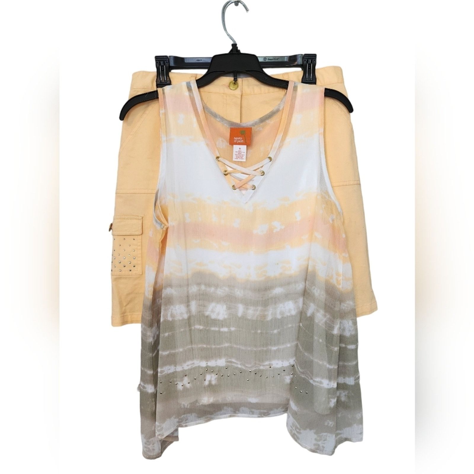 Other Hearts of Palm Orange Summer Skirt and tank outfit 6/8 Size M / US 6-8 / IT 42-44 - 1 Thumbnail