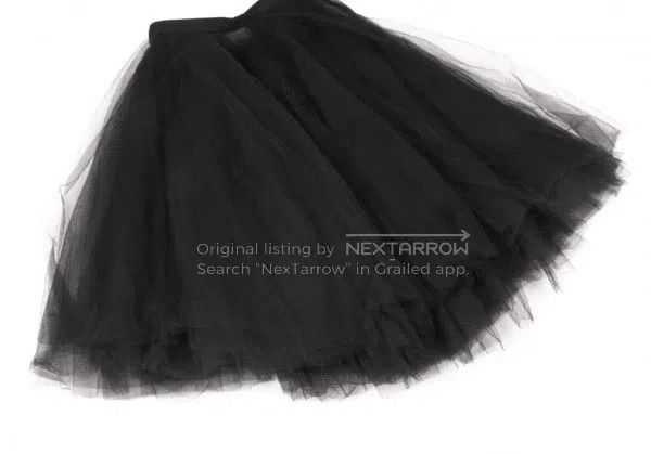 Comme des Garcons Comme Des Garcons size S Black Retro Puffy Skirt Size 22" - 5 Thumbnail