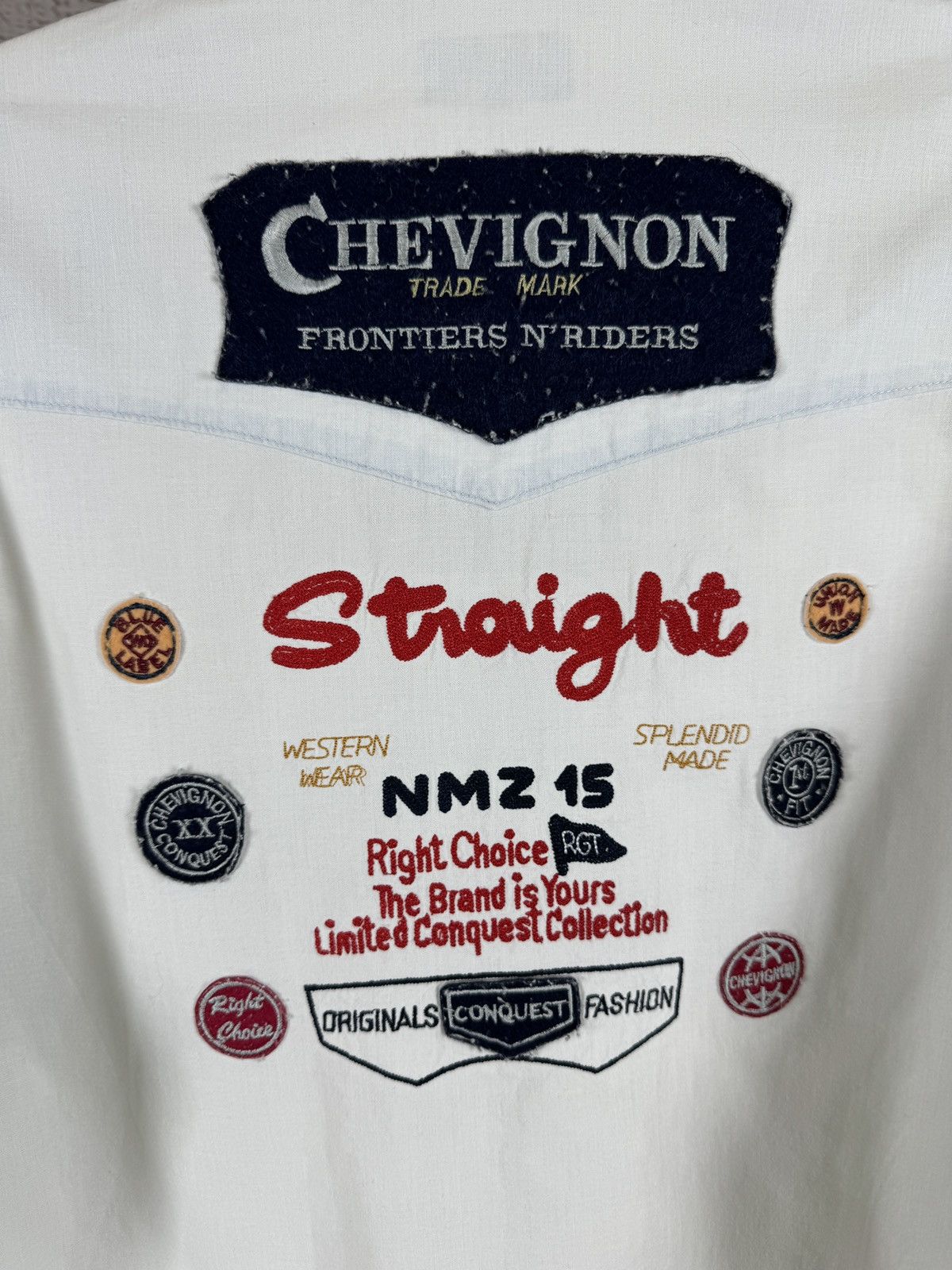 Chevignon × Vintage Chevignon vintage western light blue denim shirt size XL Size US XL / EU 56 / 4 - 14 Thumbnail