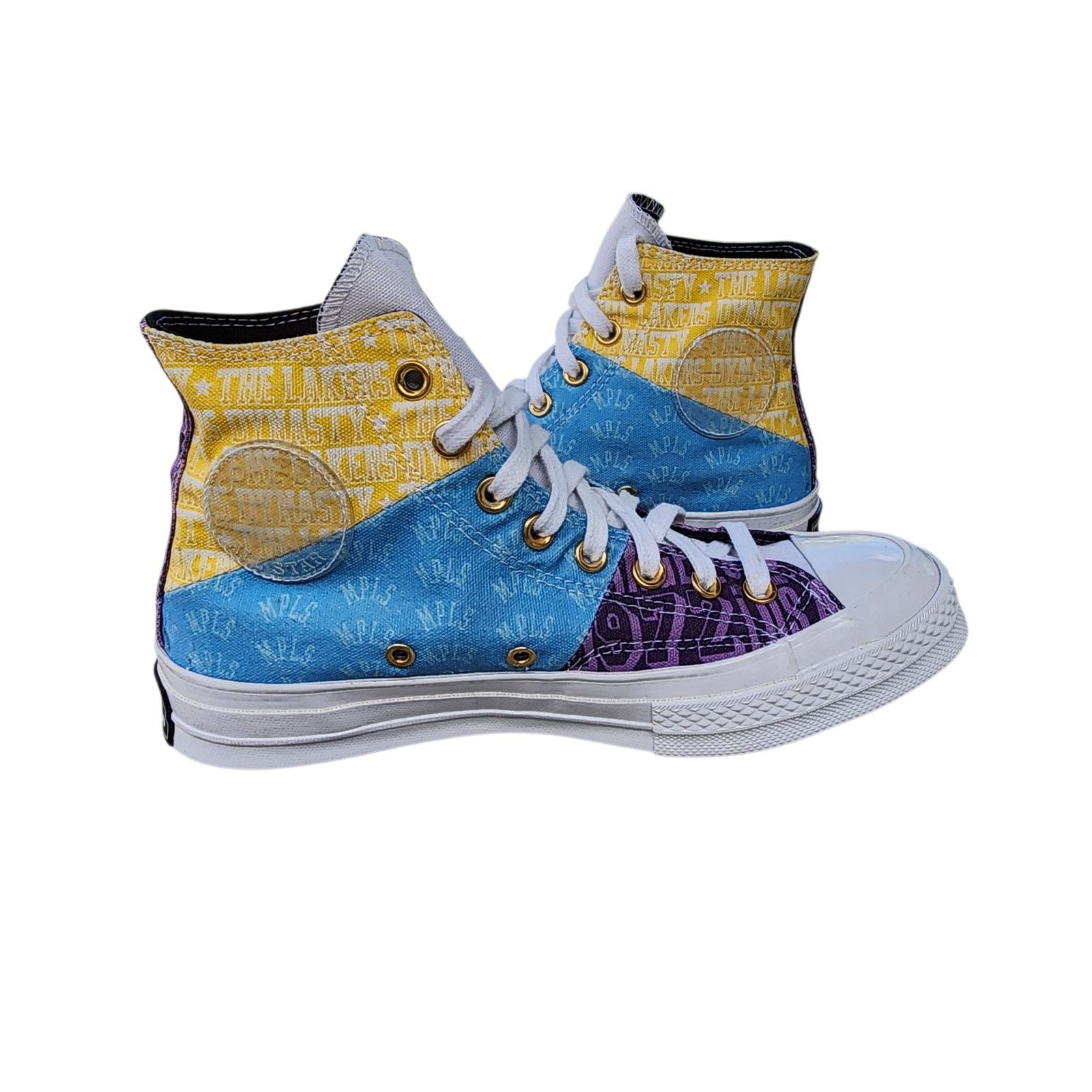 Converse NBA x Converse Chuck 70 Los Angeles Lakers Canvas Sneakers Size US 8.5 / IT 38.5 - 4 Thumbnail