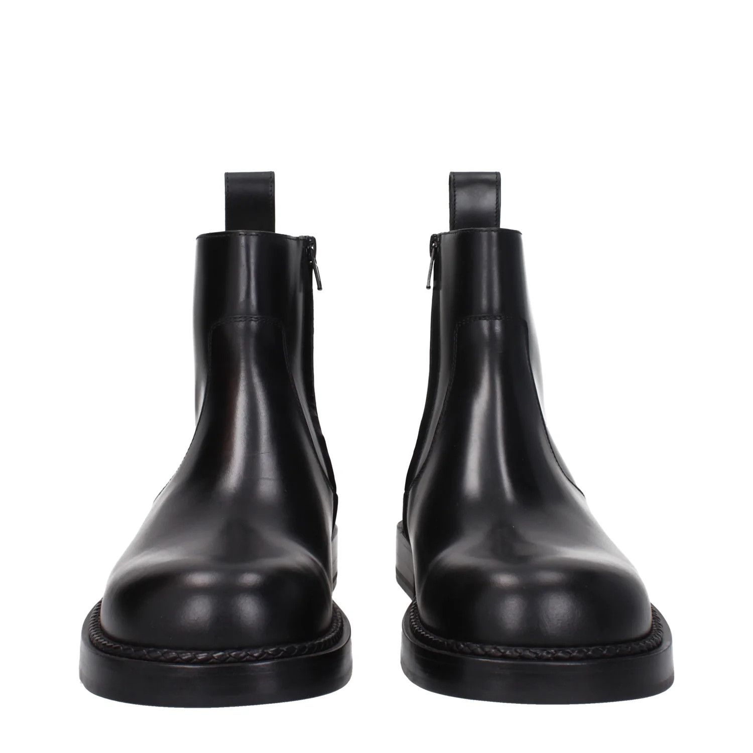 Bottega Veneta ob1o1e0325 Leather Ankle Boots in Black Size US 9.5 / EU 42-43 - 3 Thumbnail