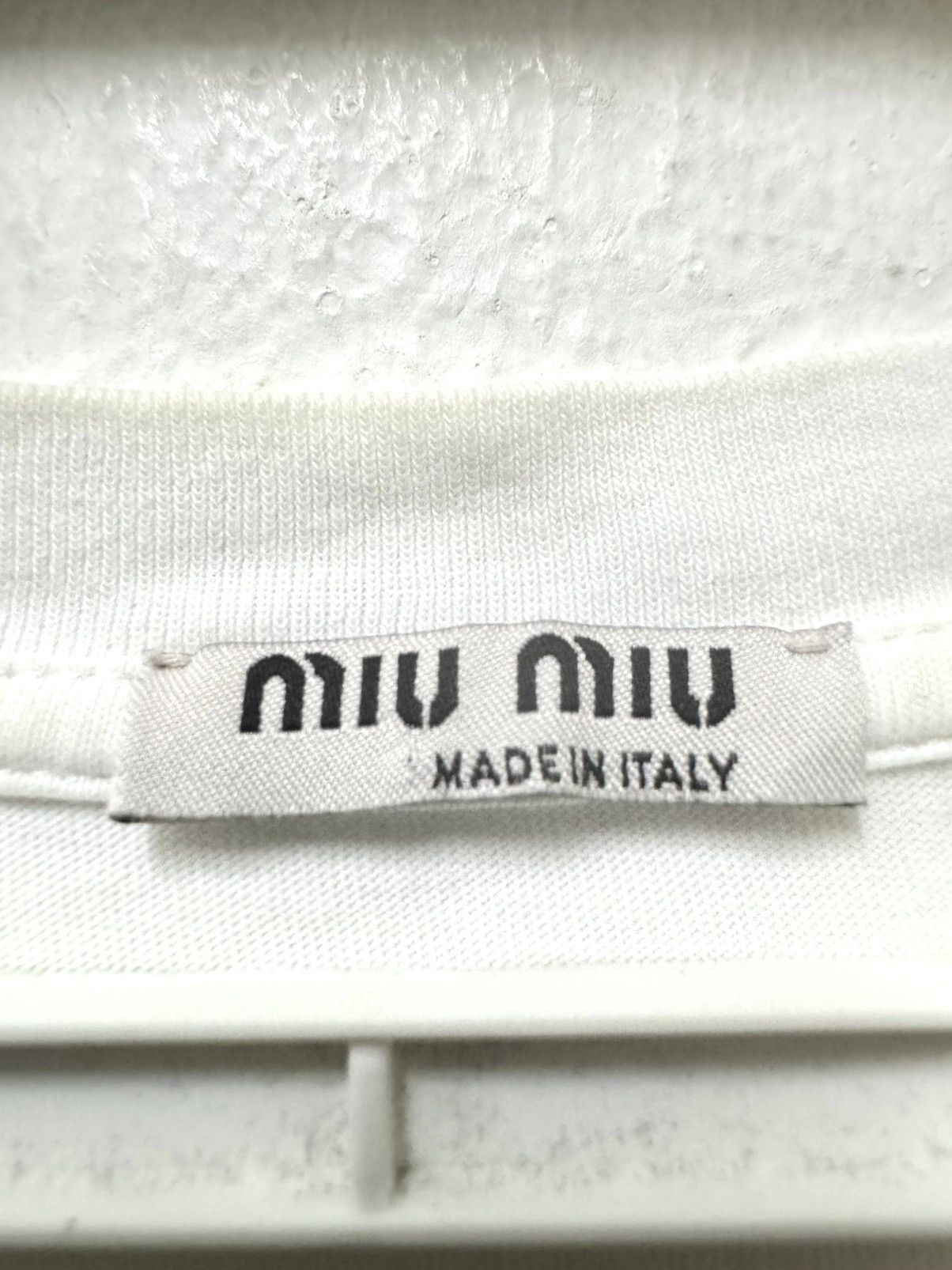 Miu Miu Miu Miu Logo Art Miow Miow Luxury T shirt Size US S / EU 44-46 / 1 - 3 Thumbnail