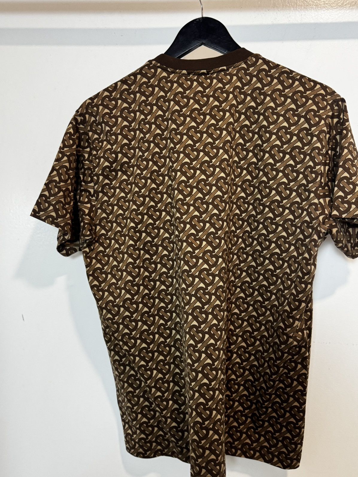 Burberry Burberry Monogram Stripe Print Cotton T-shirt Size US M / EU 48-50 / 2 - 3 Thumbnail