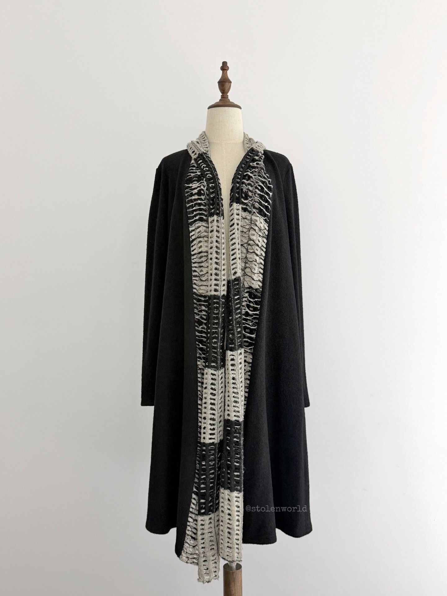 Limi Feu Limi feu Wool Hollow-Out Spliced Cardigan Size S / US 4 / IT 40 - 1 Thumbnail