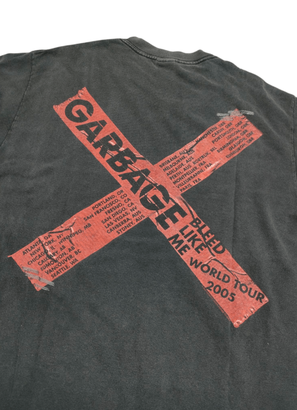 Band Tees × Vintage Vintage GARBAGE Bleed Like Me 2005 World Tour Tee Size US M / EU 48-50 / 2 - 1 Thumbnail