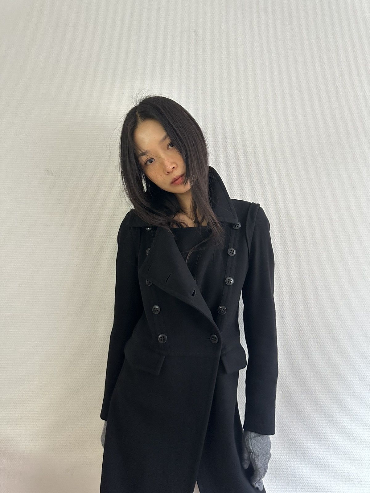 Ann Demeulemeester Ann demeulemeester wool napoleon coat Size M / US 6-8 / IT 42-44 - 14 Thumbnail