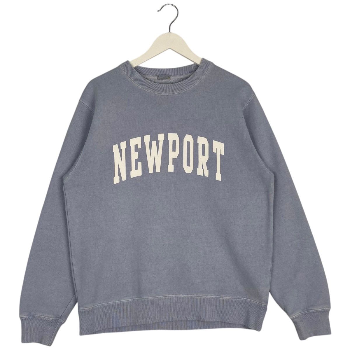 Vintage Vintage New Port Printed Crewneck Sweatshirt Purple Size US M / EU 48-50 / 2 - 1 Thumbnail