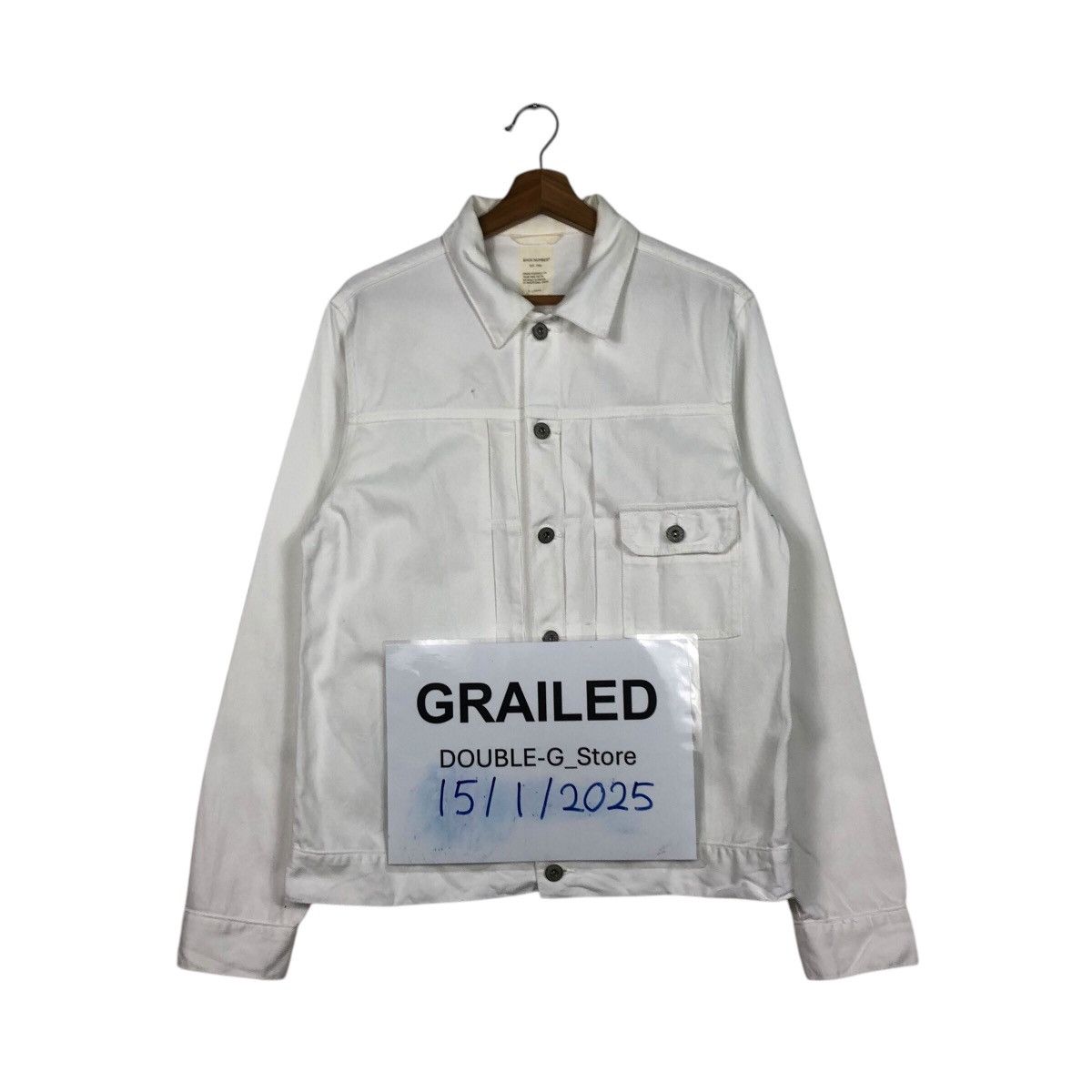Japanese Brand 📌Vintage Biker Chore Jacket Back Number Issey Miyake Size US XL / EU 56 / 4 - 1 Thumbnail