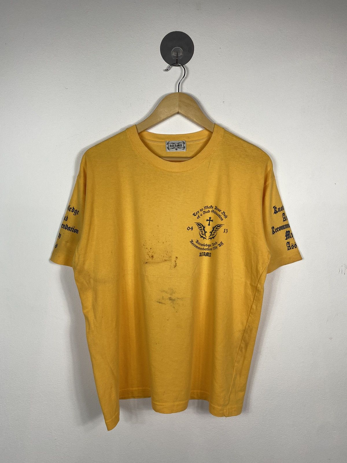 Other Vintage Y2K Karma T-shirt Size US M / EU 48-50 / 2 - 5 Thumbnail