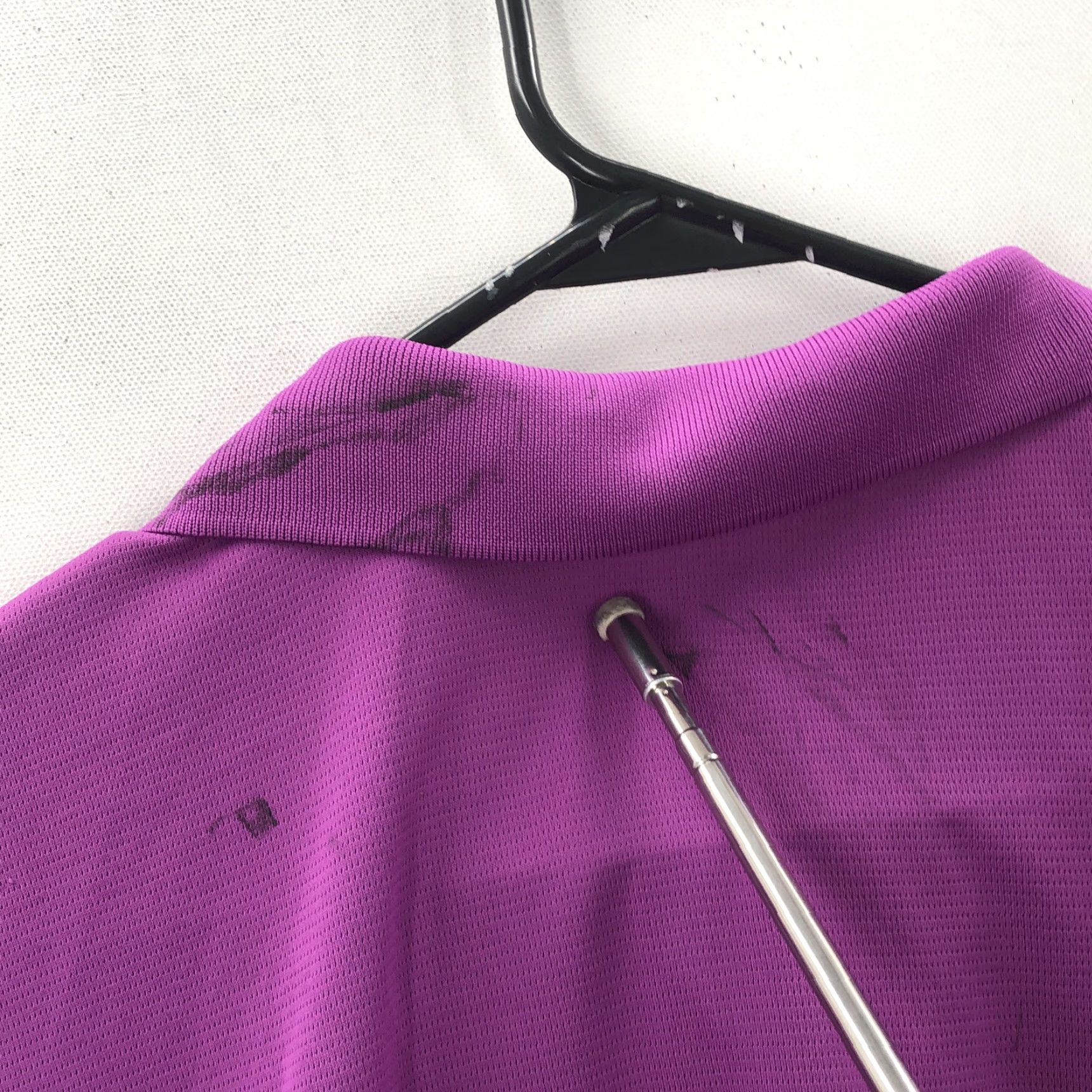 Vintage Columbia Polo Shirt Men Golf Short Sleeve Purple 2X Adult Regular Size Breathing Collared Shirt All Season Sports Tee Mens Size US XXL / EU 58 / 5 - 5 Thumbnail
