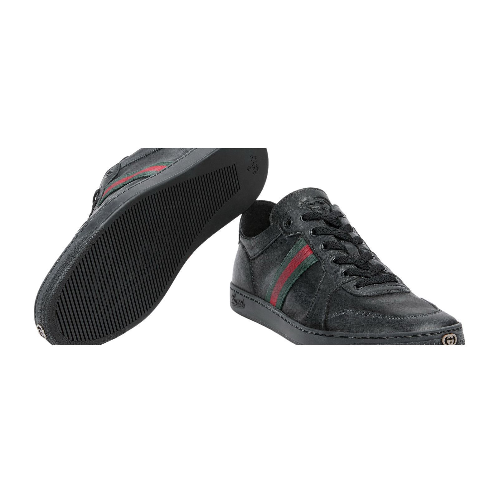 Gucci GUCCI $980 Men's Stretch Black Sneakers New & Authentic (Men Size US 7.5 / EU 40-41 - 3 Thumbnail