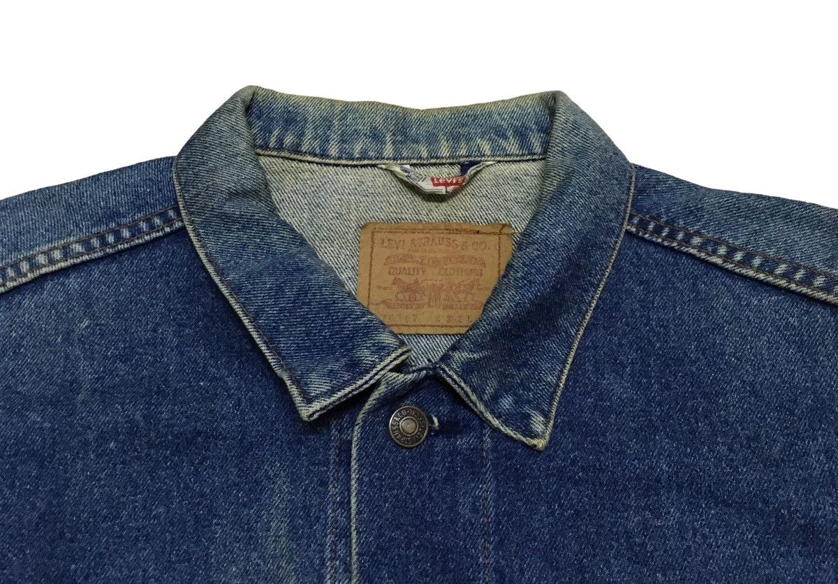 Levi's × Vintage Rare Design Vintage Levi's Lot 70507 Trucker Jacket 1980s Size US L / EU 52-54 / 3 - 3 Thumbnail