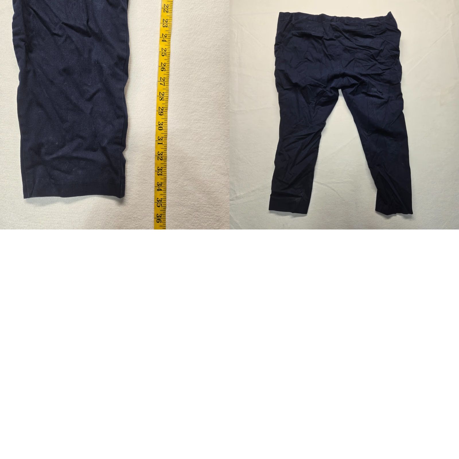 Old Navy Old Navy Maternity Full-Panel Pixie Ankle Pants Womens 20 Navy Blue Pull On Size 42" / US 20 - 8 Thumbnail