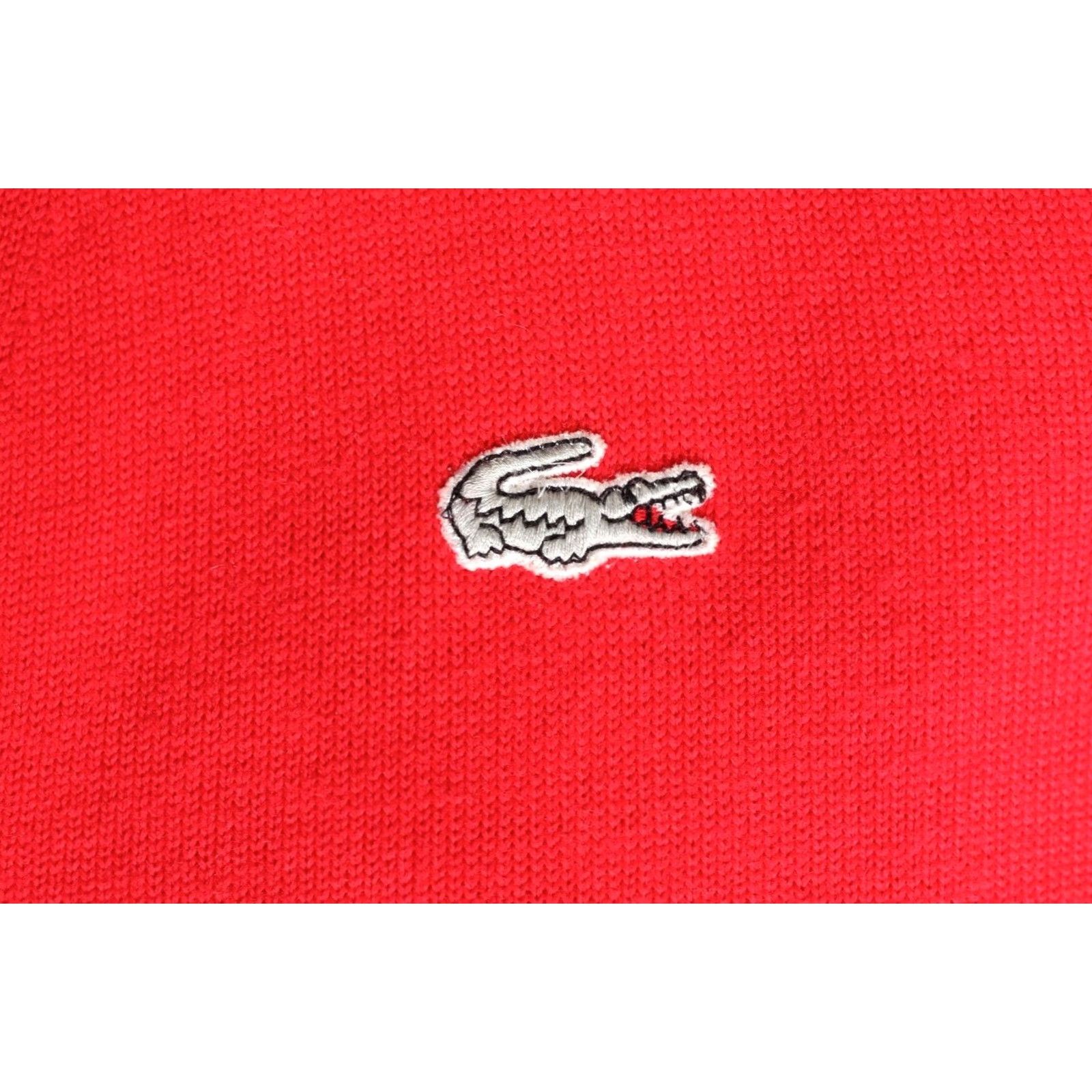 Lacoste LACOSTE CHEMISE V Neck Sleeveless Vest Waistcoat Men Size 3 / S Red Vintage Logo Jumper Vest Size US S / EU 44-46 / 1 - 4 Thumbnail