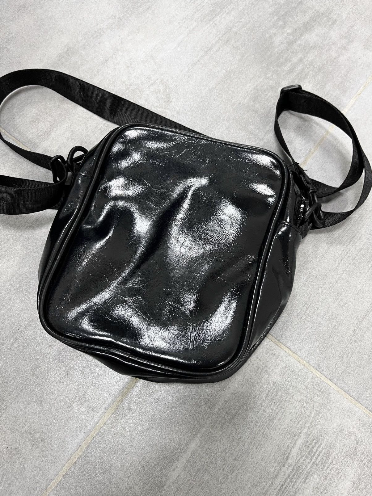 Adidas Vintage Adidas Shoulder Eco Leather Bag Style Retro Firebird Size ONE SIZE - 8 Thumbnail