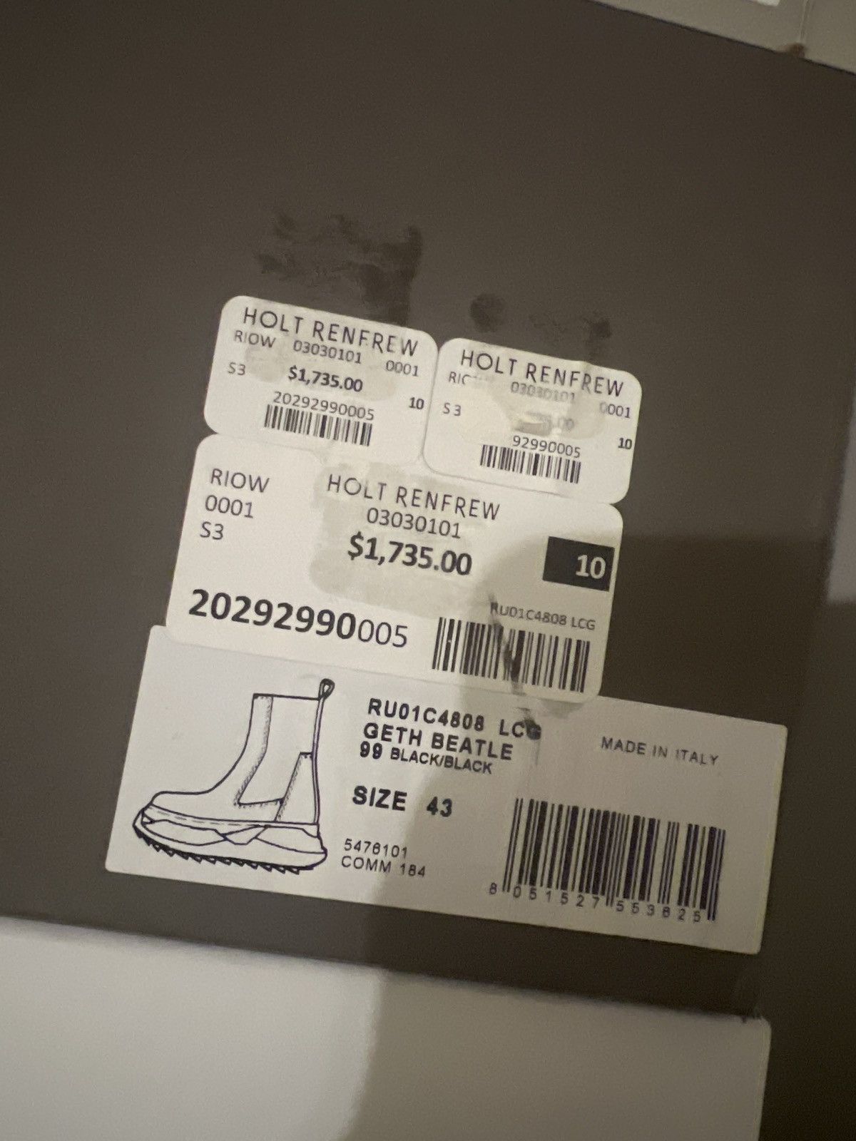Rick Owens Rick Owens Geth Beatle Boots Size US 10 / EU 43 - 7 Thumbnail