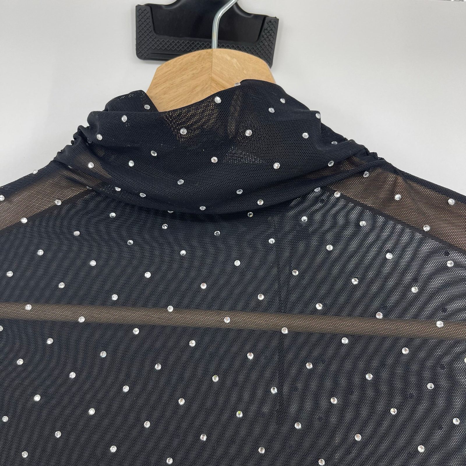 Other MISHA | NWT Diamante Sandra Mesh Top XS Size XS / US 0-2 / IT 36-38 - 10 Thumbnail