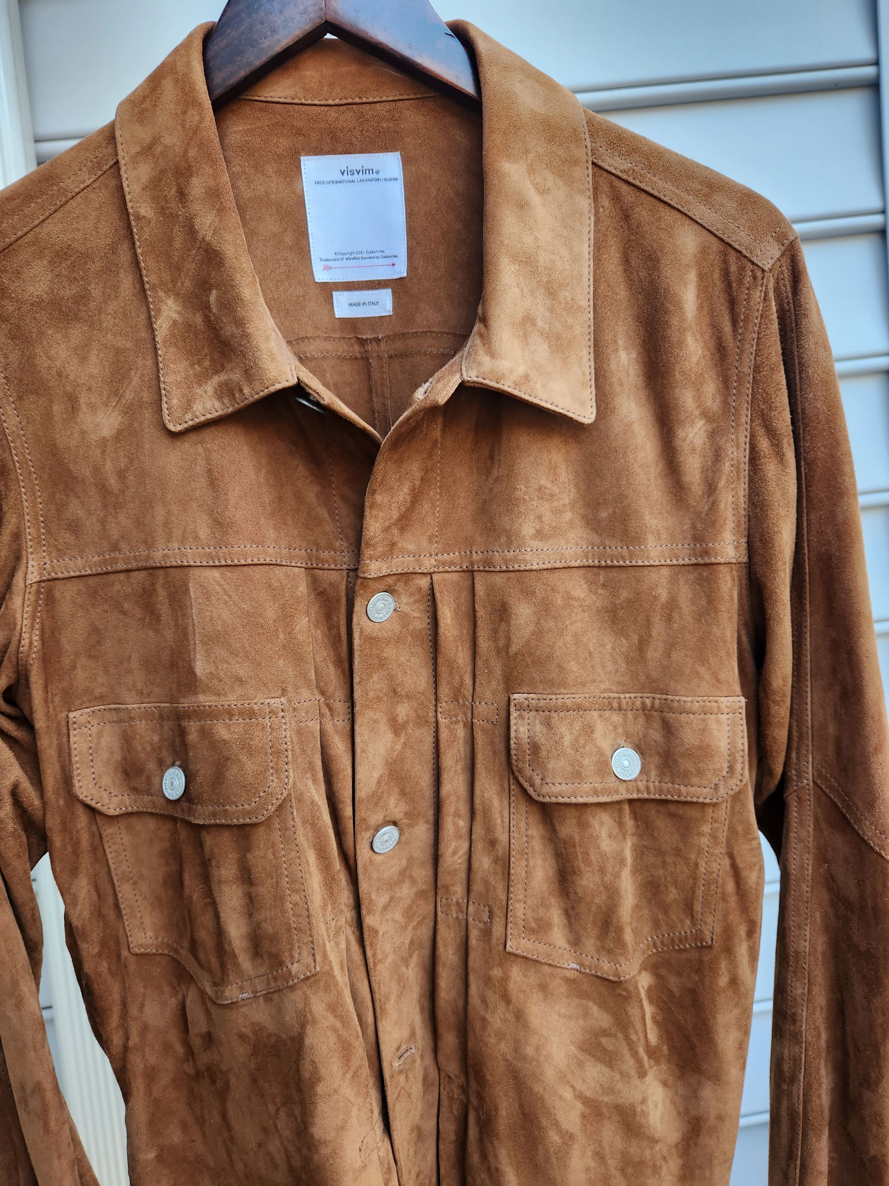 Visvim suede clearance jacket