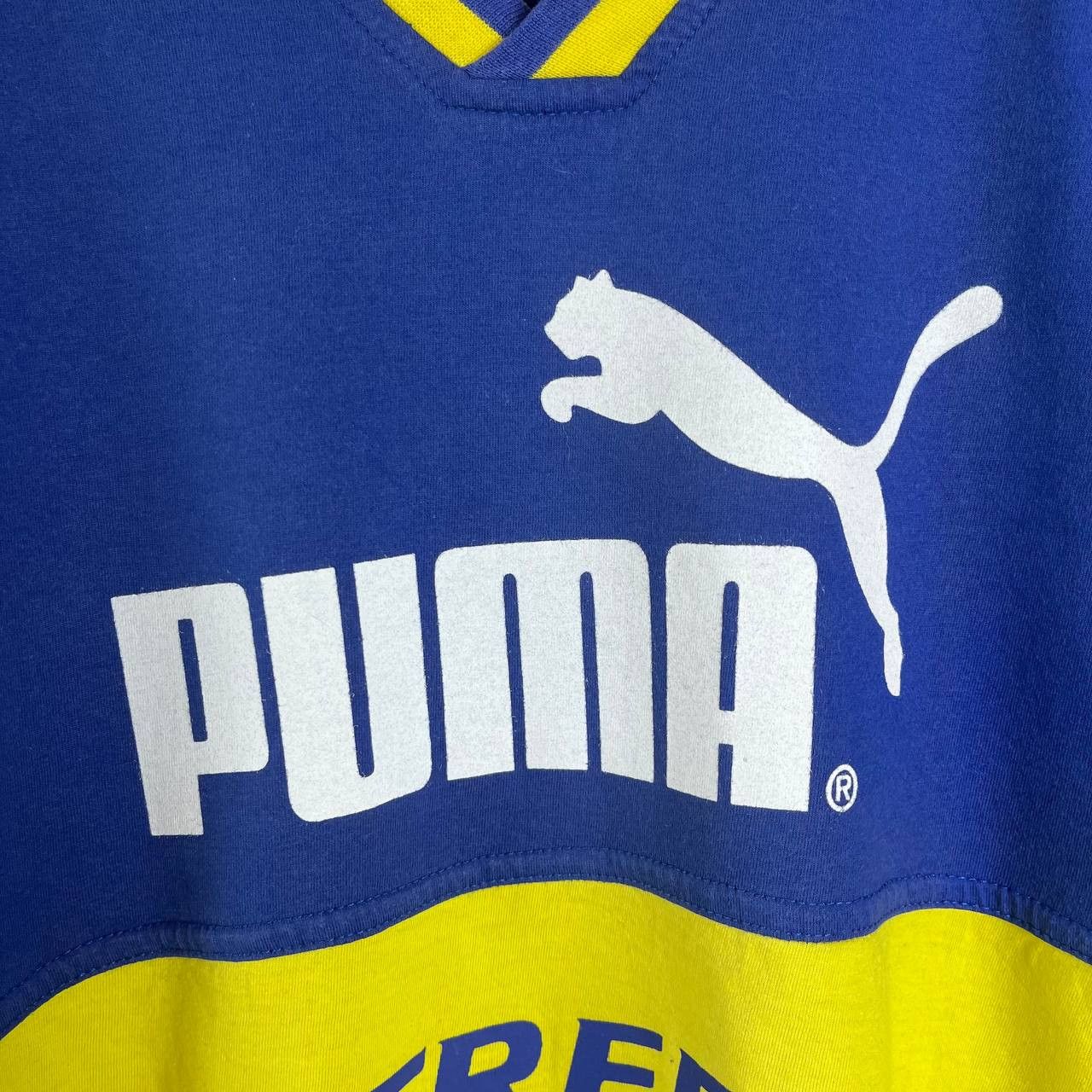 Puma Vintage 90s Puma Street Soccer Cup Tshirt Retro Football Size US L / EU 52-54 / 3 - 3 Thumbnail
